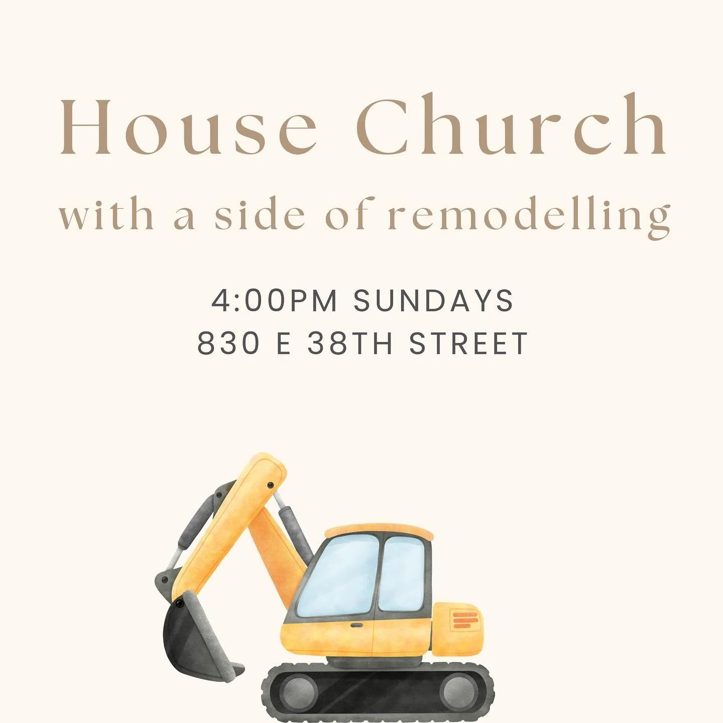 Just a heads up this week that the Johnston home has the kitchen torn apart with items for remodeling all over. We&rsquo;re working as fast as we can but there is good chance the house will be in disarray. 4:00 church gathering and 5:45 community din