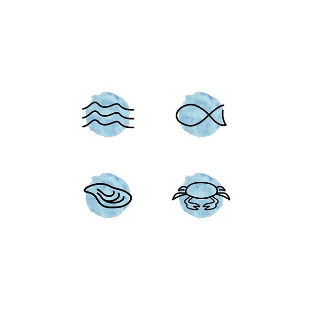 Branding is so much more then just a logo. These custom icons for Coast Modern Seafood, a conceptual restaurant, are a perfect addition to the brand. They add another unique element to incorporate in things like a website, menu, signage or print coll