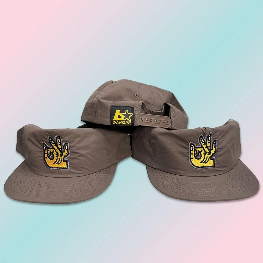Hand Style Hat - BROWN