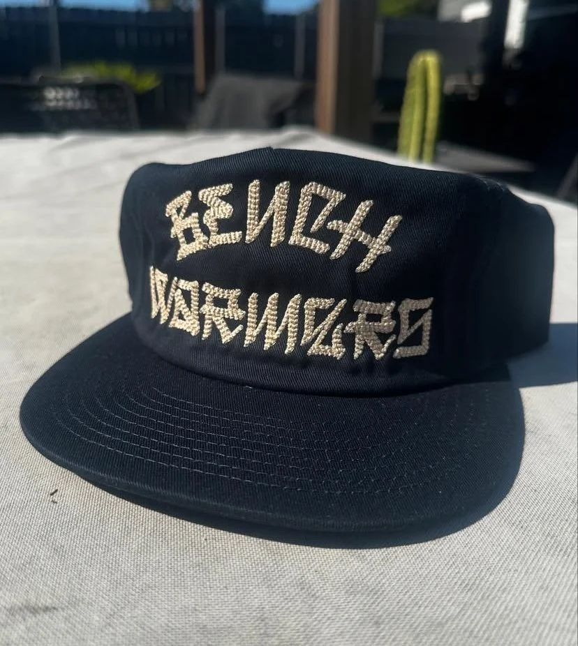 Lettering Hat Dark Navy/ Cream