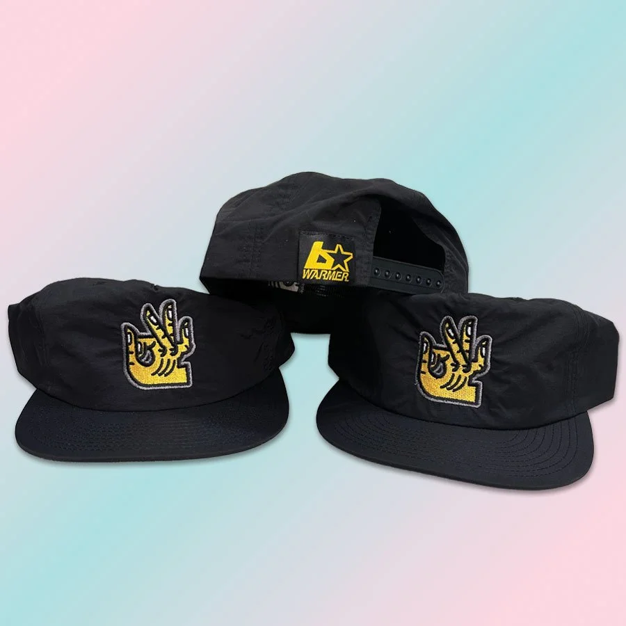 Hand Style Hat - Black