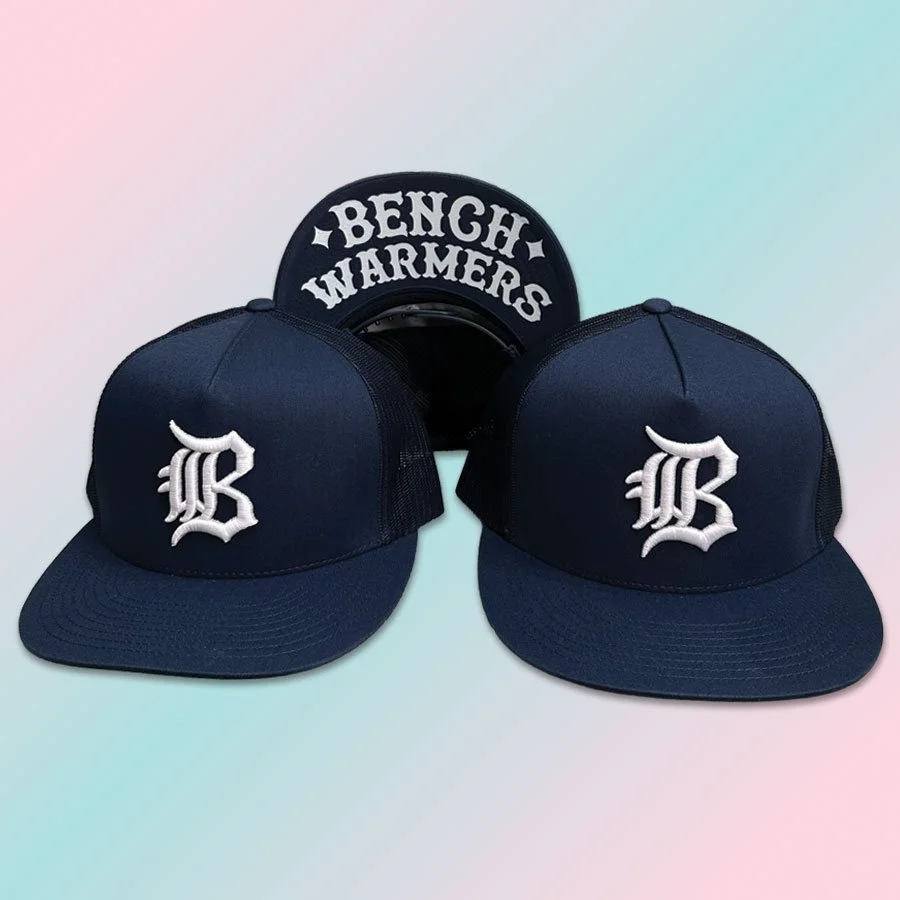 B-troit MESH Hat - NAVY
