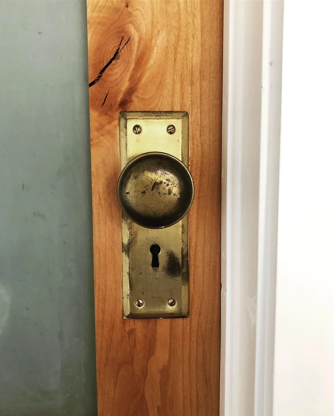 Vintage Brass Doorknob