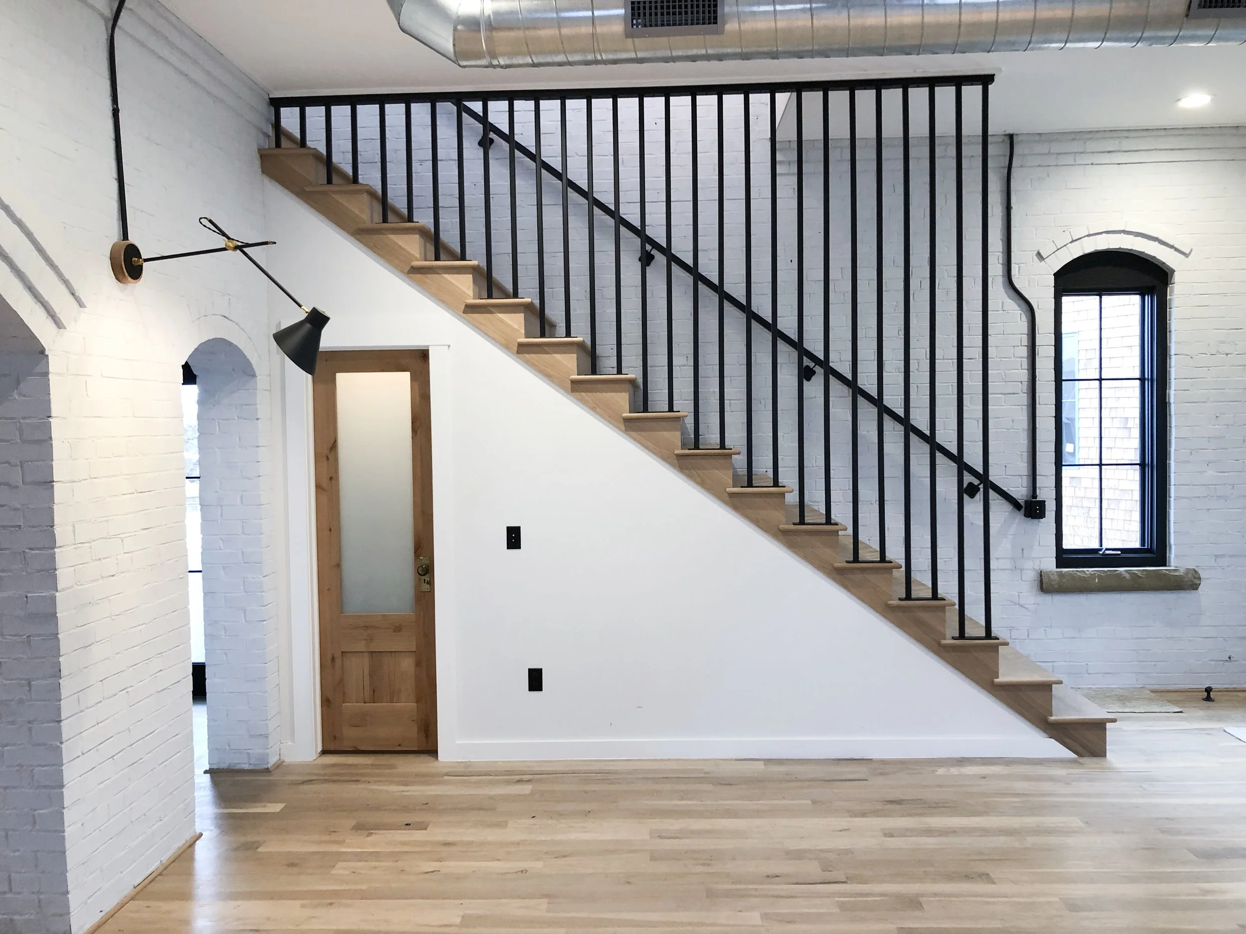 Custom Railing inside the Franklin