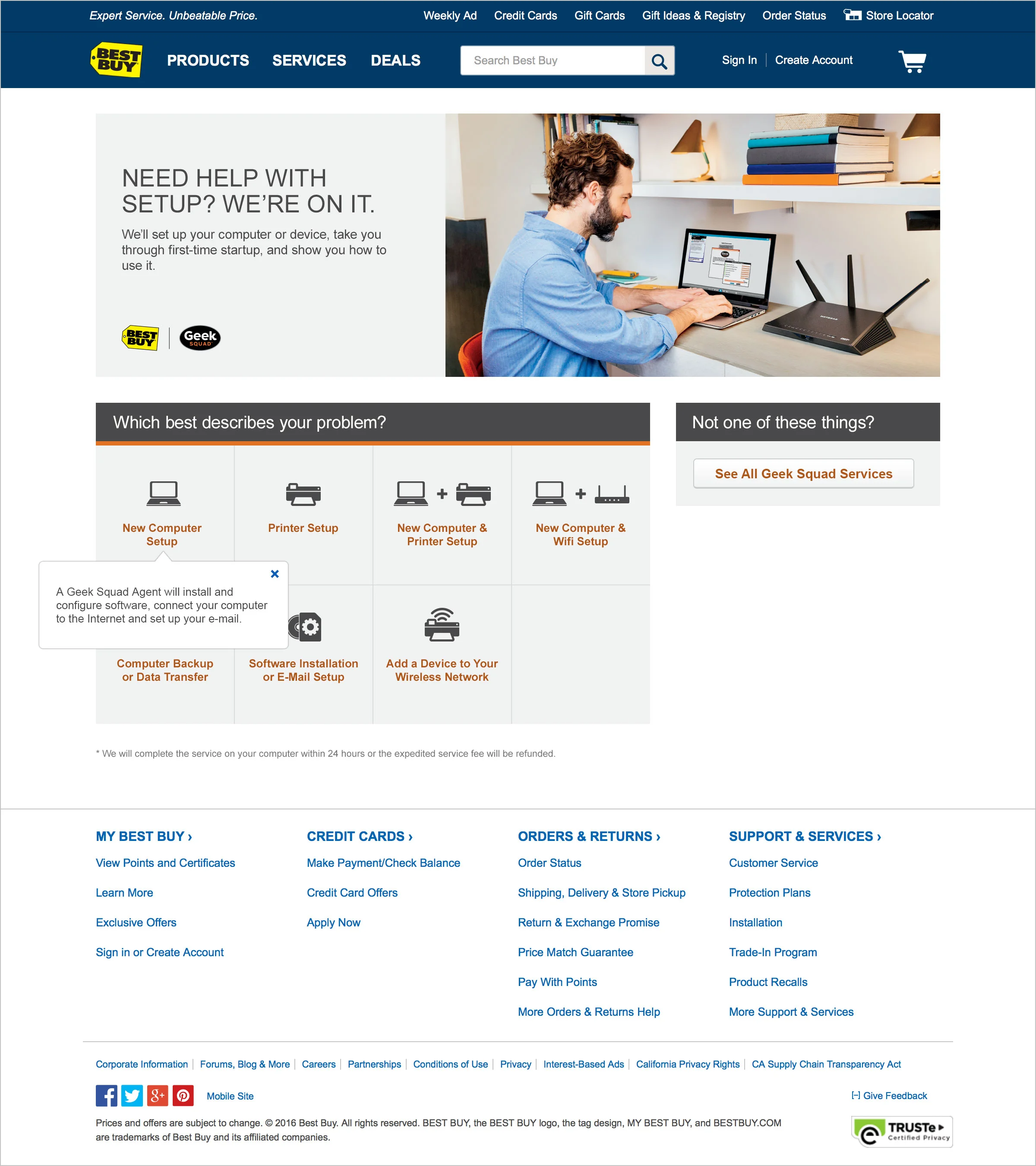 Desktop equivalent of interaction shown above