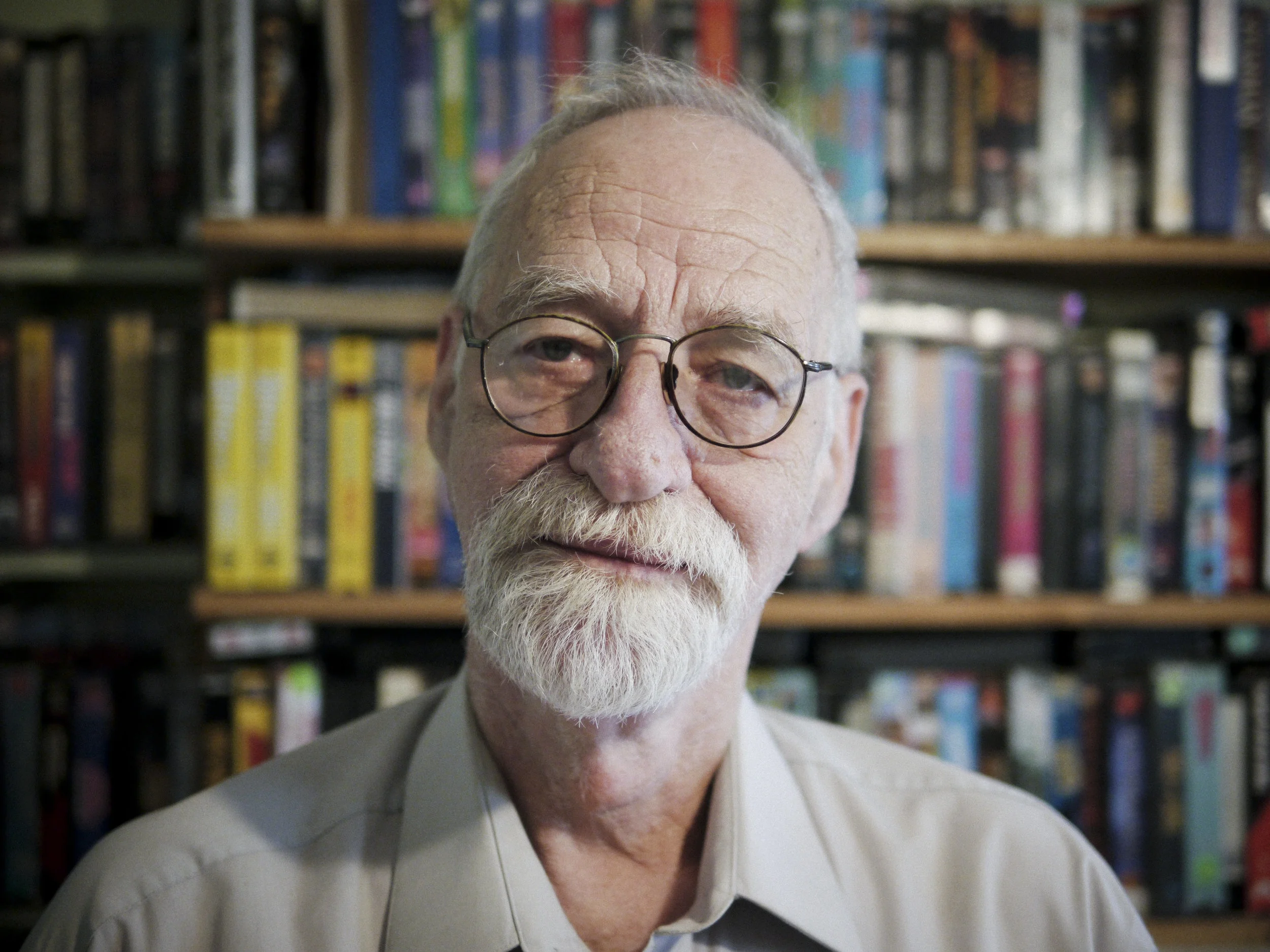 David Huggins (star) David is a 74 year-old year old painter who lives in Hoboken, NJ. He studied at the Art Students League in New York City, but is mostly self-taught. When not painting he works part-time in a local deli and watches sci-fi and horror VHS tapes from his two thousand strong collection. He’s been divorced for 20 years and has a son who lives in Thailand. David spends most of his talent chronicling his life-long experience as an alien abductee in over 100 paintings .