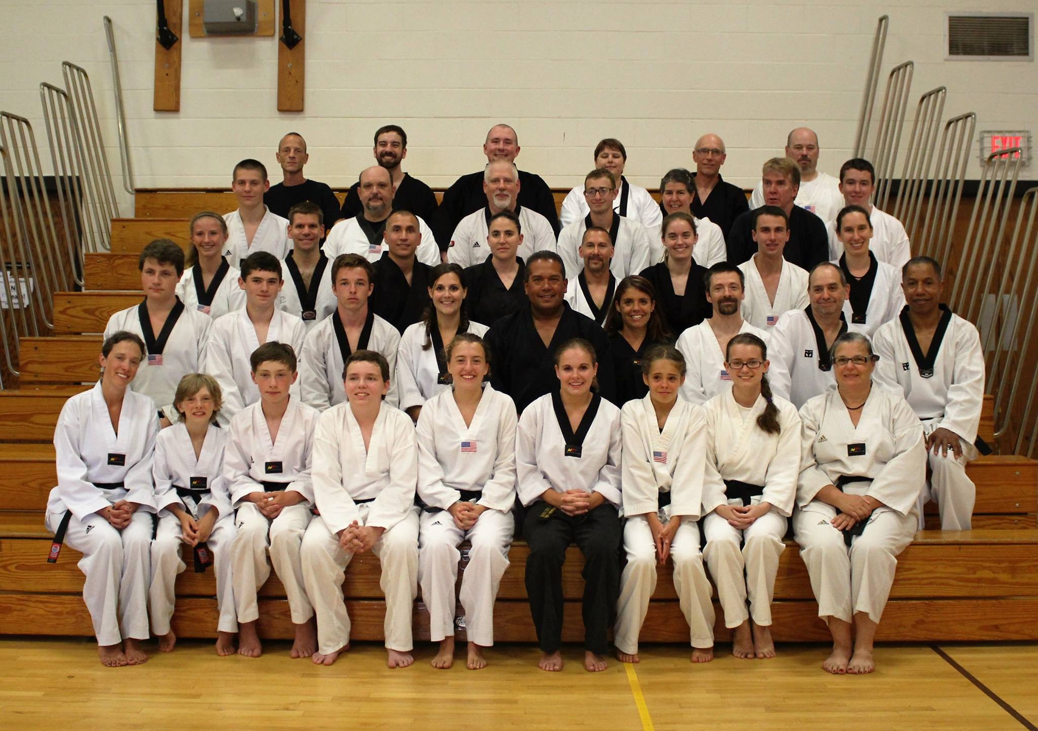 Black belts of YBBA that were able to be there
