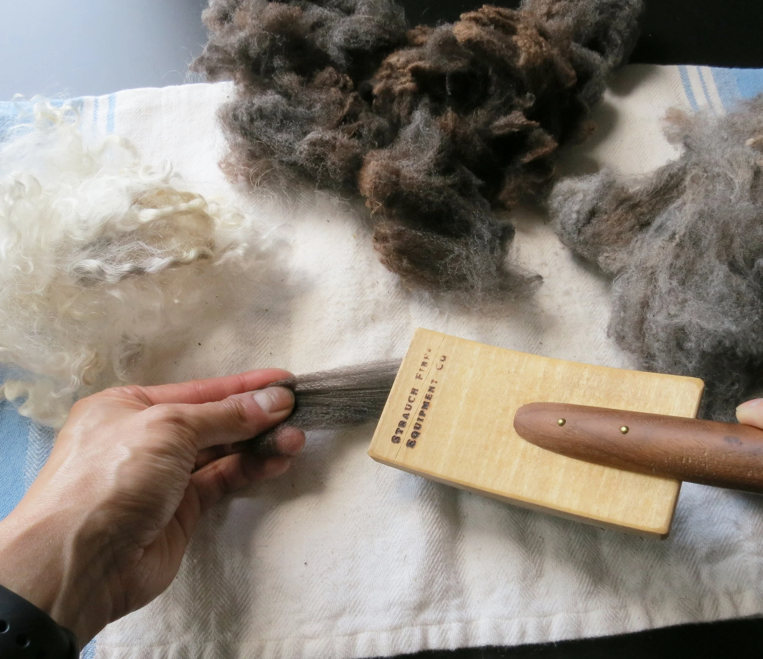 Flicking to blend.JPG