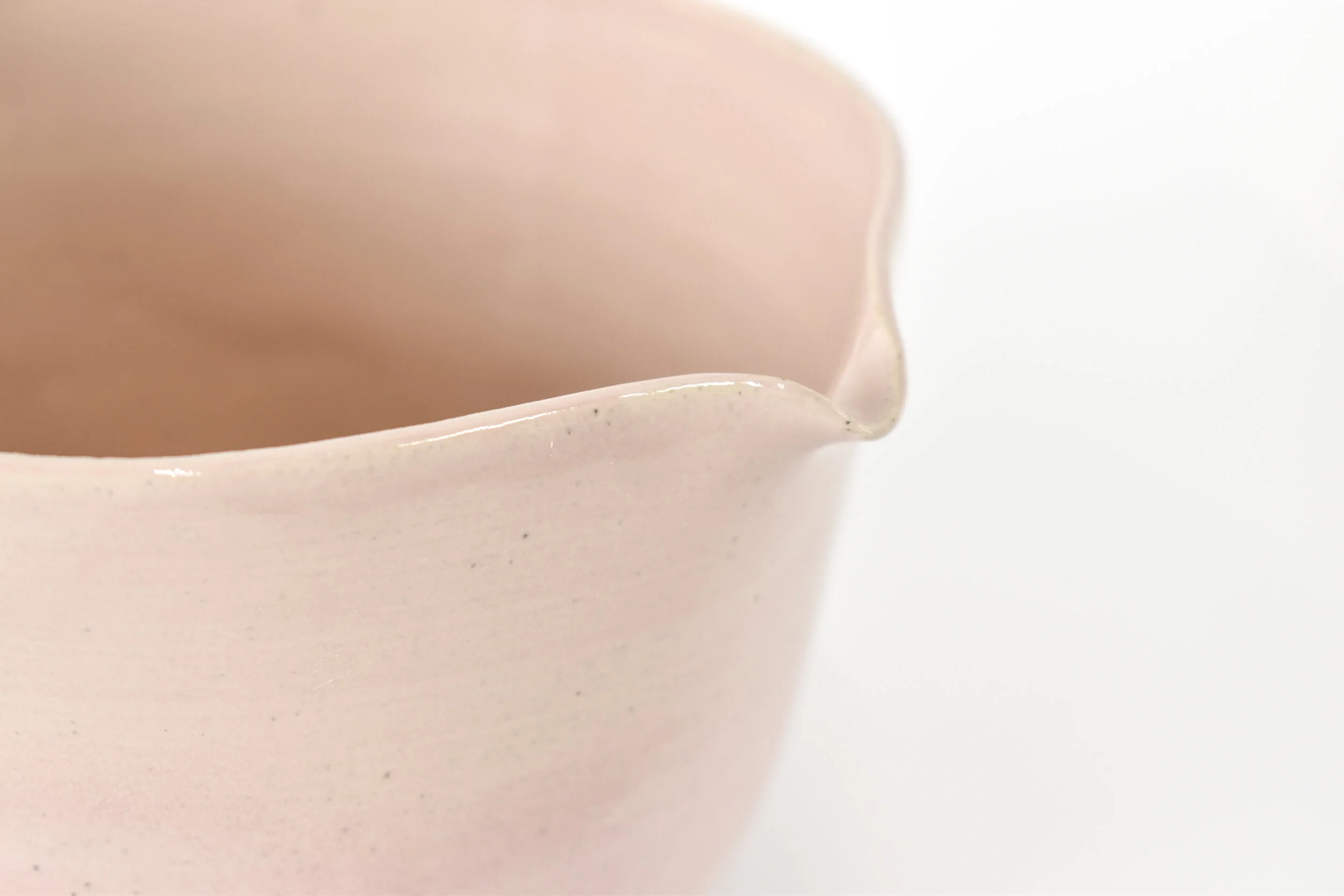 Pink Jelly Bowl with Spout