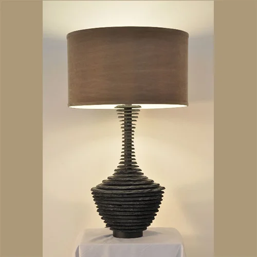 slate table lamp