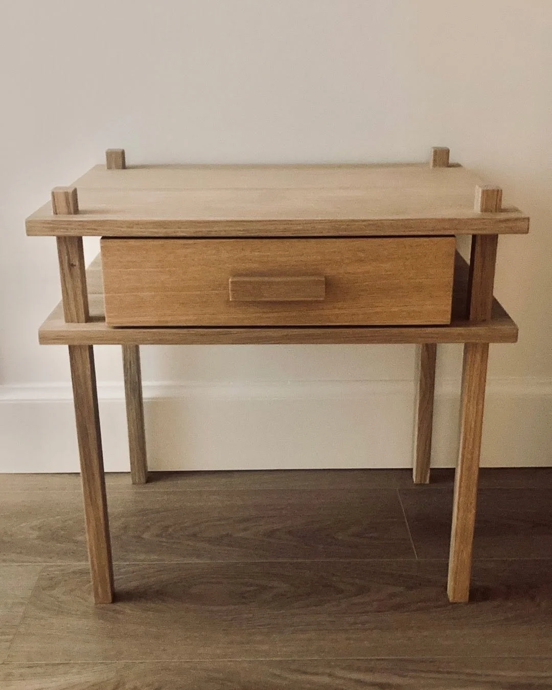 #white oak #nightstand #madetoorder #occasionaltable #bespoke #design #decoration  DM your dimensions for a quote