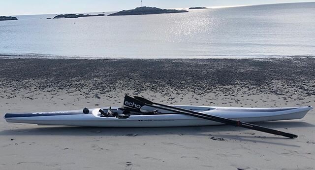 Has your #oceanshell seen better days? Try the Echo open water rowing shell. #minotbeach #echorowing #echorowingshell #echorowingw