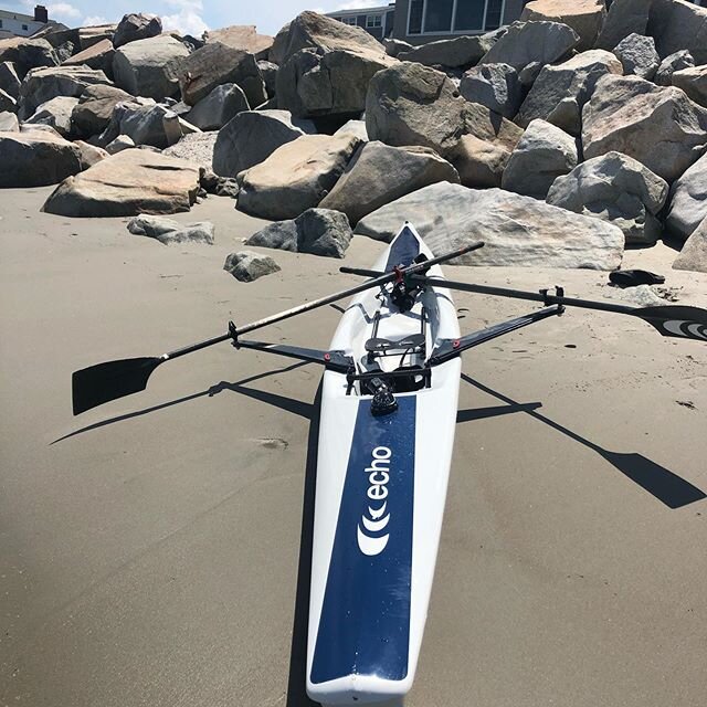 Another day at the beach with my Echo Open water rowing shell. #echorowing #echorowingshell #echorows #echorowe #echorowingnw