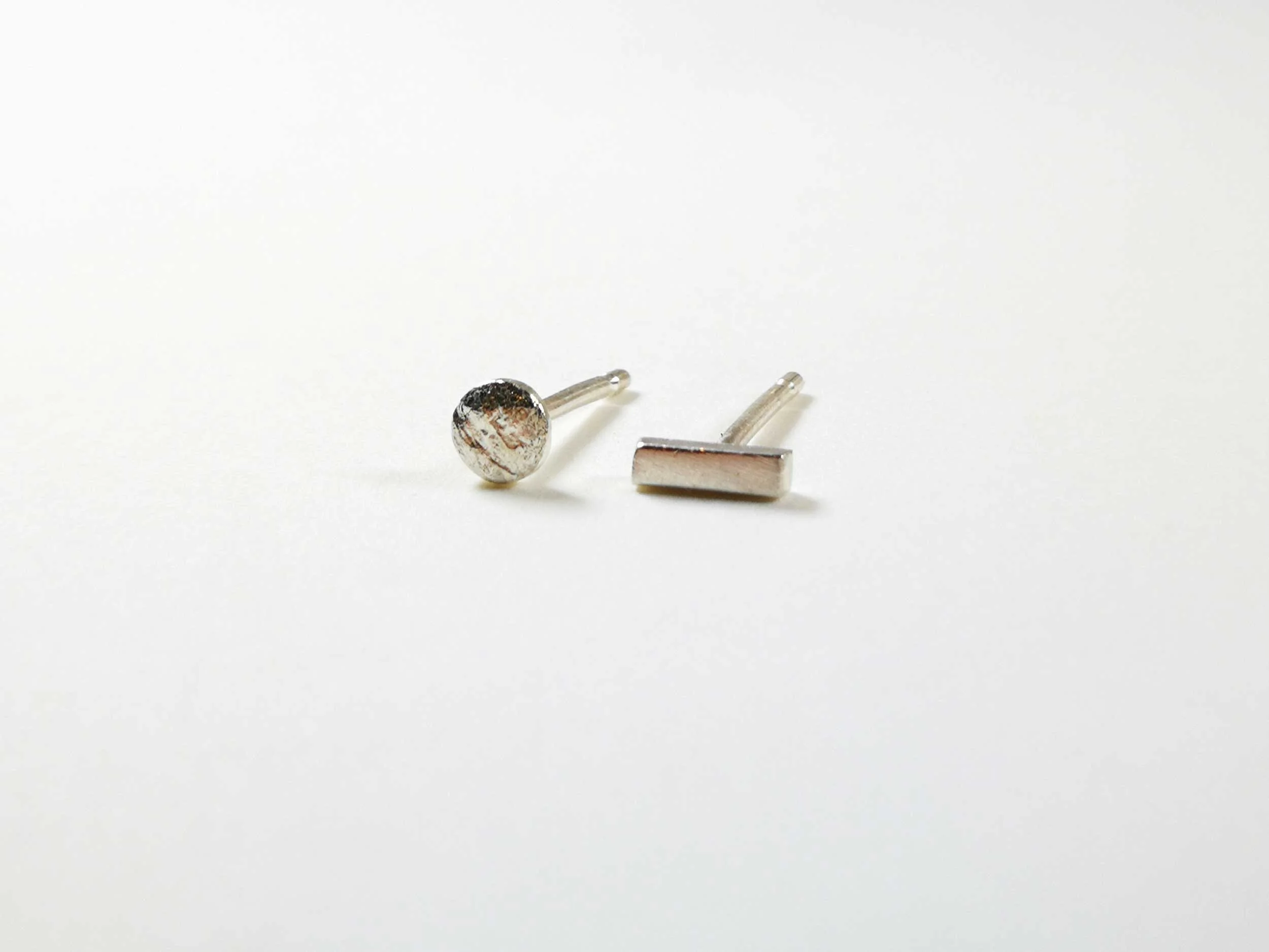 mix and match stud earrings