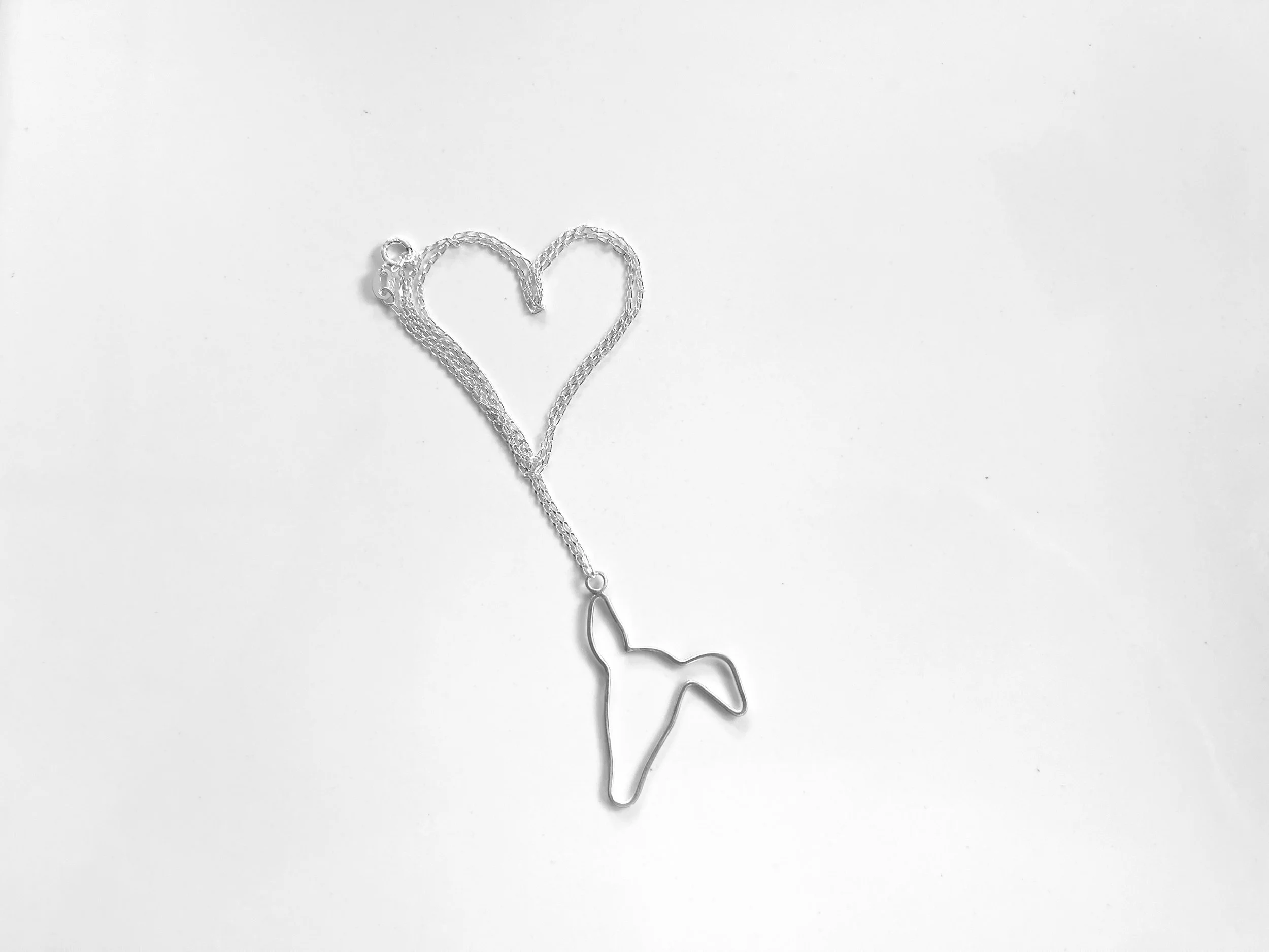 greyhound portrait silouette pendant (Copy)