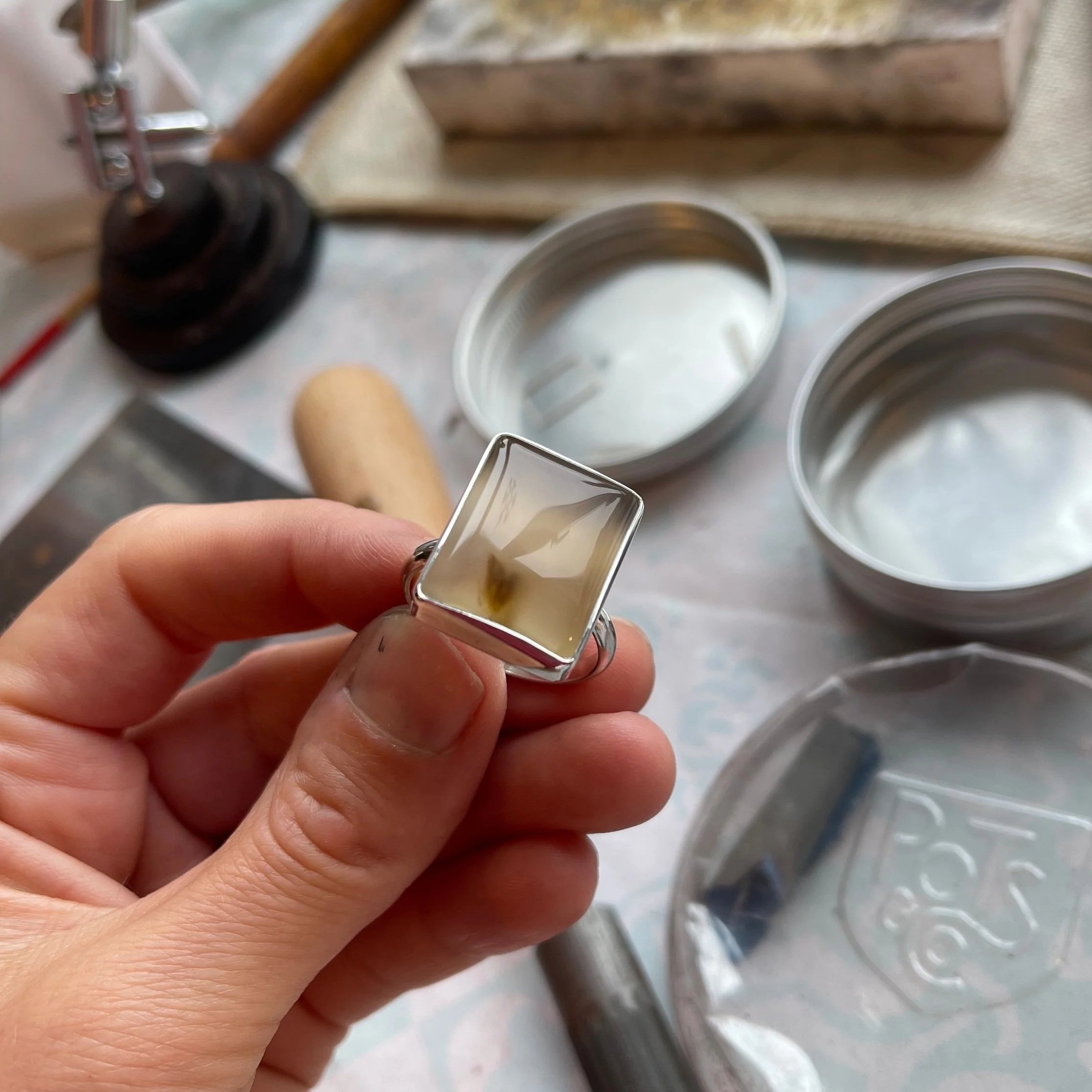 Resetting a stone custom order