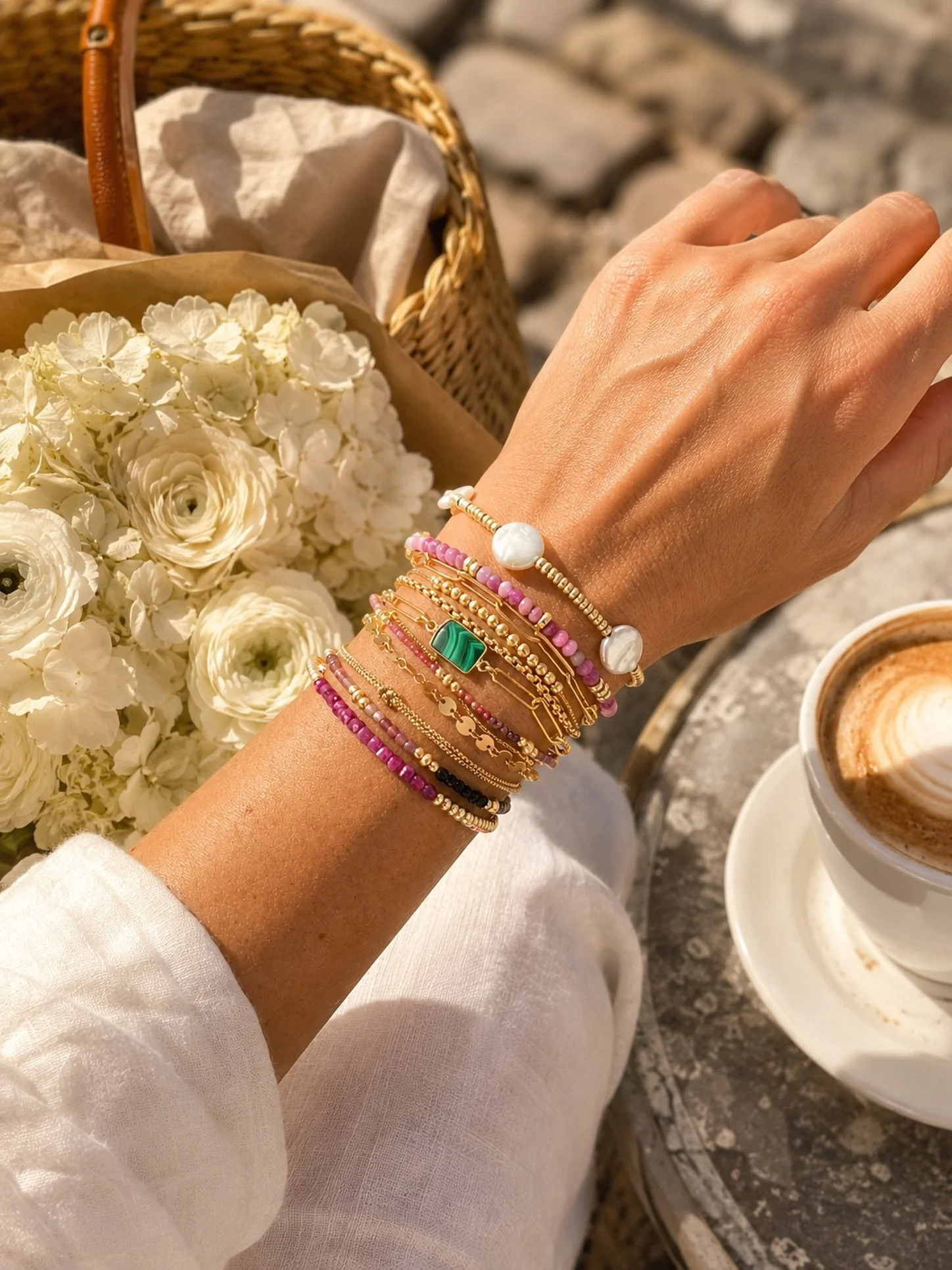 More than an accessory. A signature.

Designed to be collected, layered, and worn every day&mdash;because timeless style is never just one piece.

✨ Handmade in small batches.
✨ Genuine gemstones.
✨ Made to last.

Shop mercibykt.com