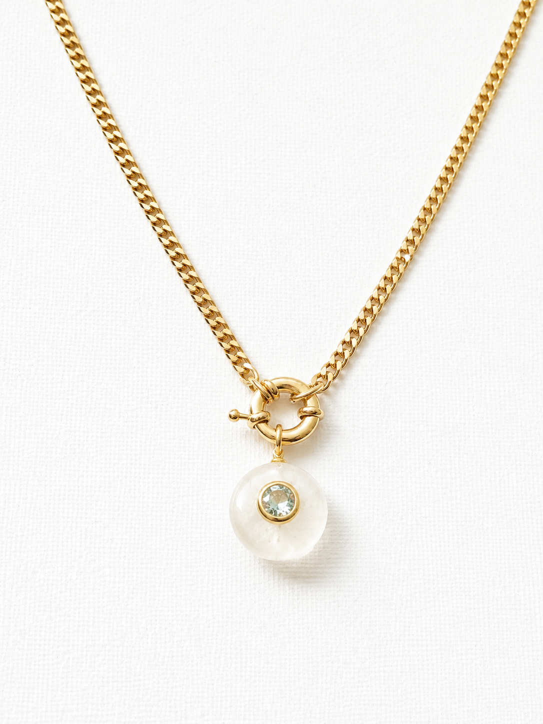Moonstone & Topaz Mystic Necklace