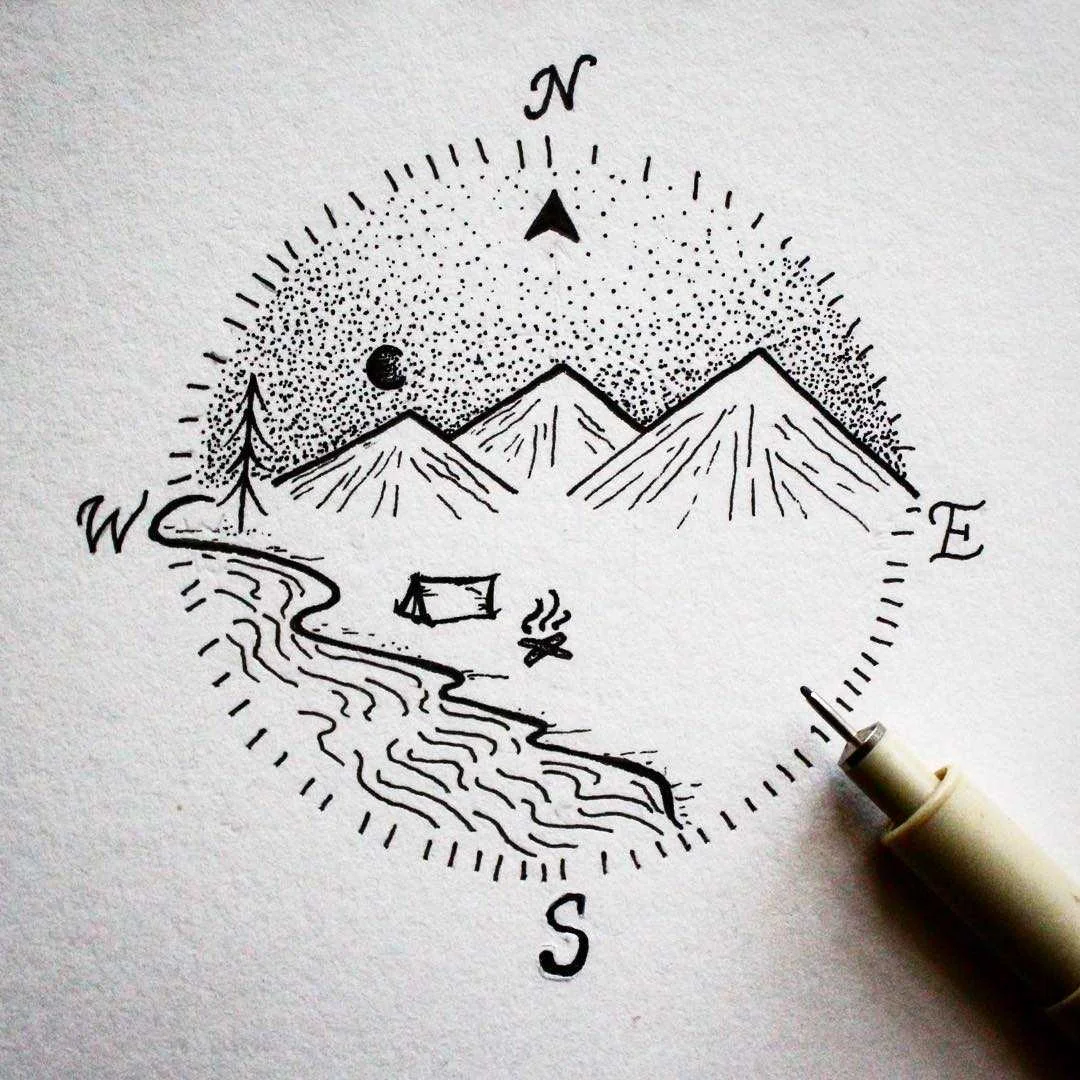 camping compass tattoo.jpg