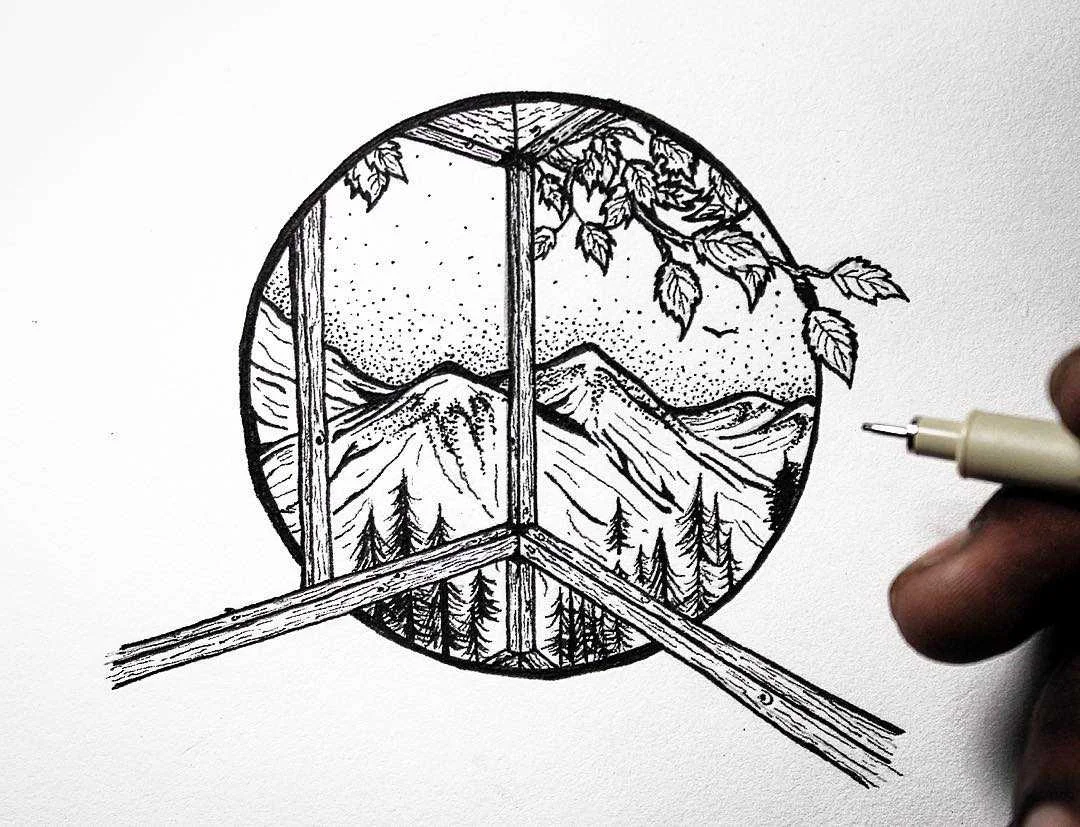 winter mountains and trees design.jpg