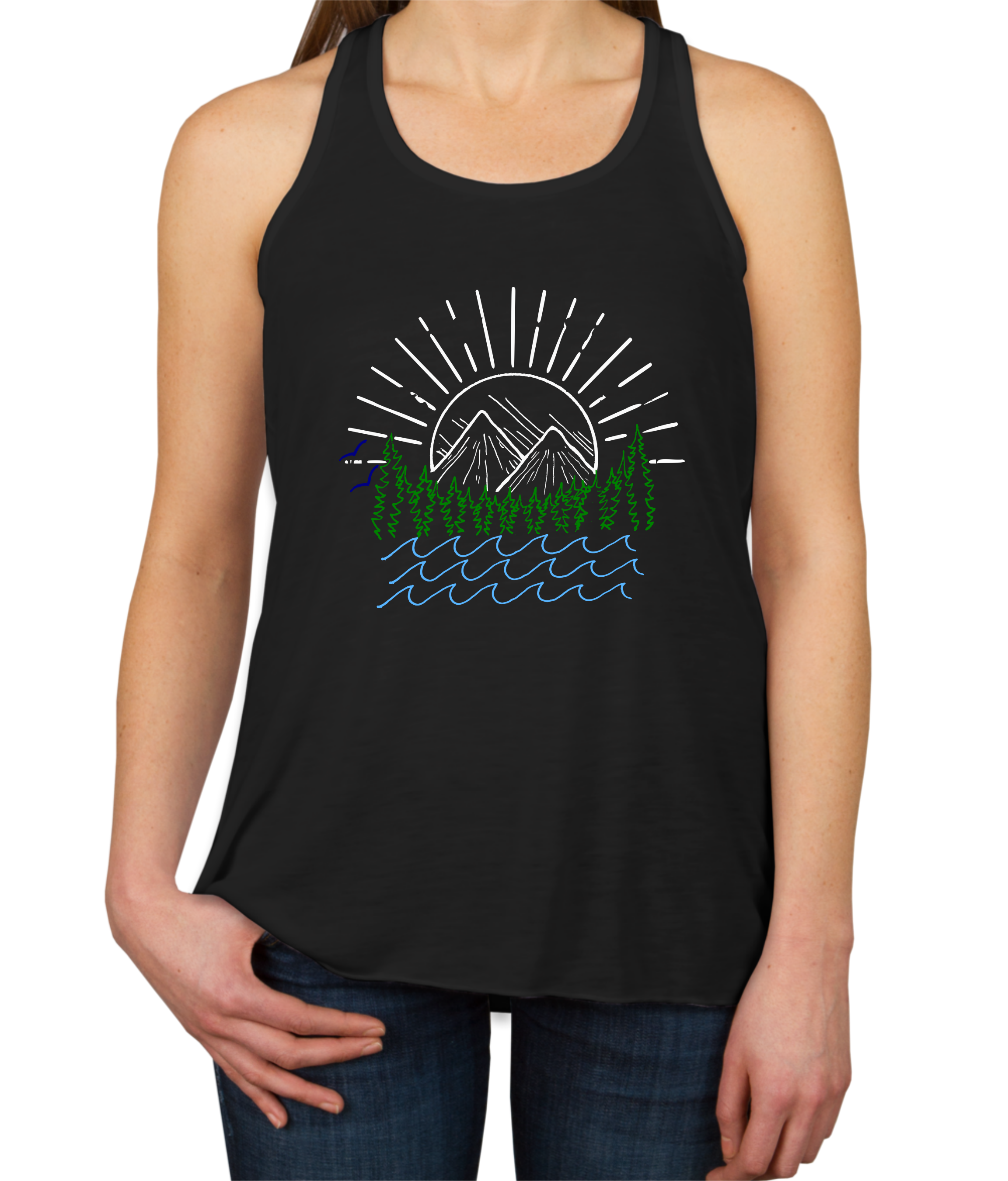 Stray Together 'Wilderness Sunrise' Racerback