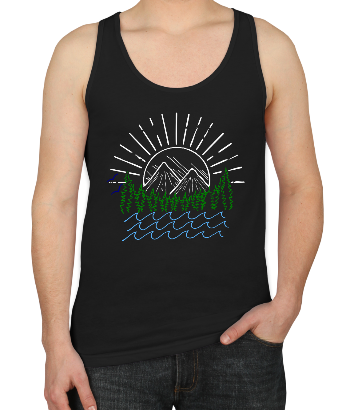 Stray Together 'Wilderness Sunrise' Tank