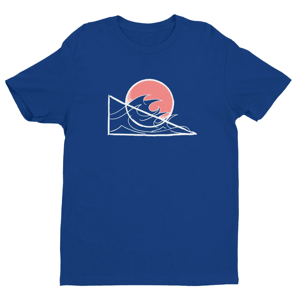Shore Sun and Waves Tee (Ocean Tee)