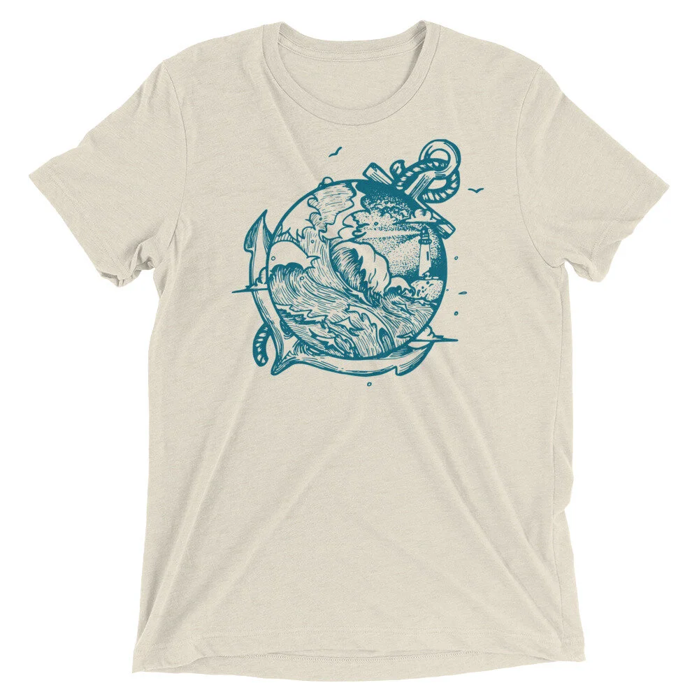 Galápagos Anchor Tee (Ocean Tee)