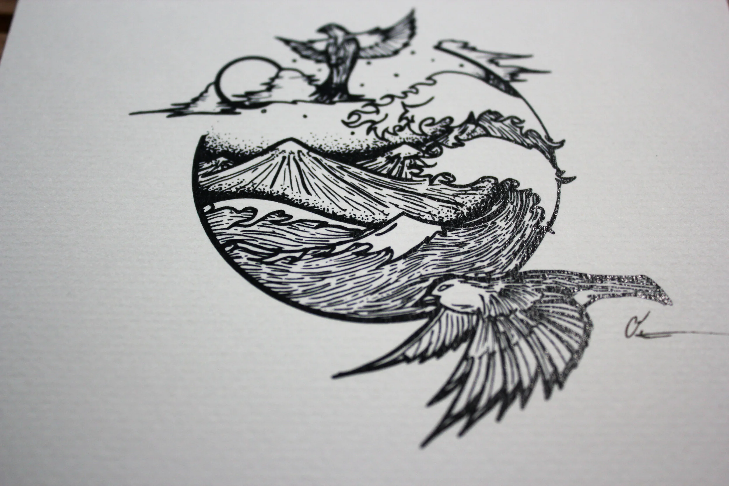 Fly and Flow (print)