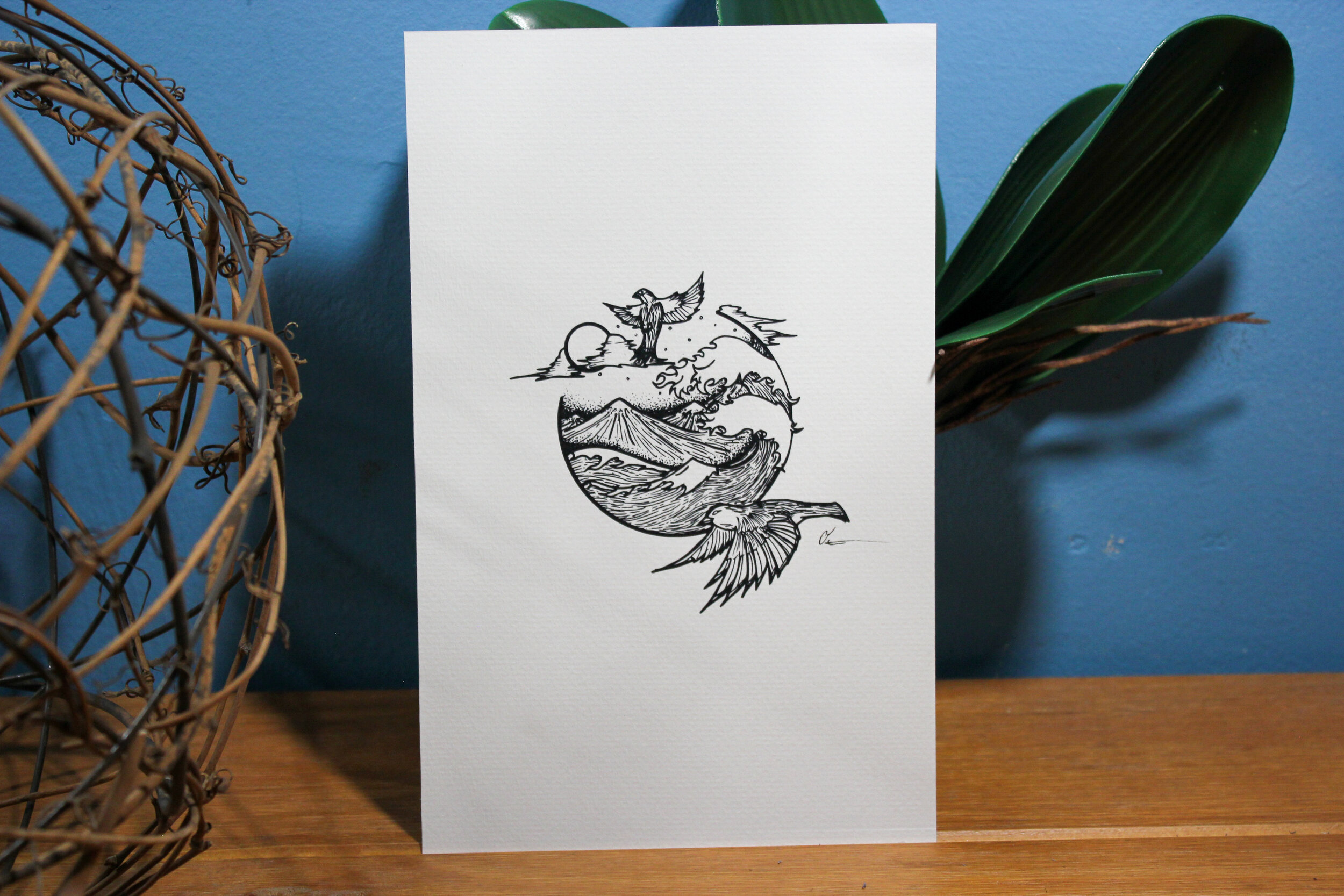 Fly and Flow (print)