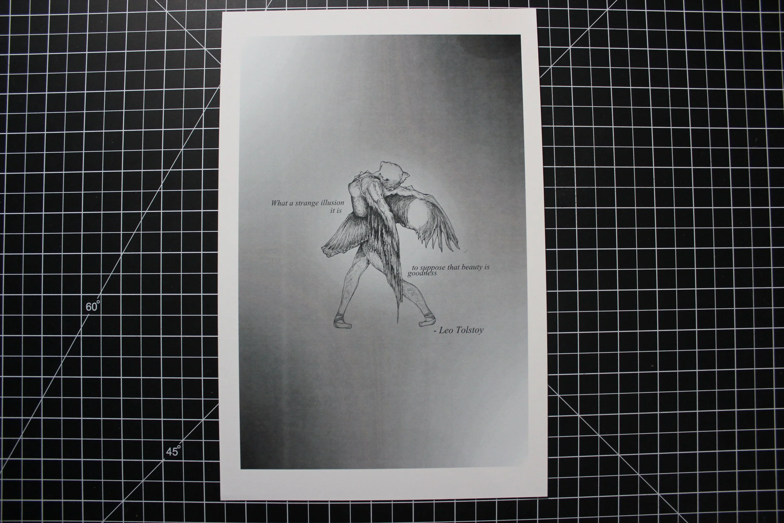 Ballet Dancer and Wings