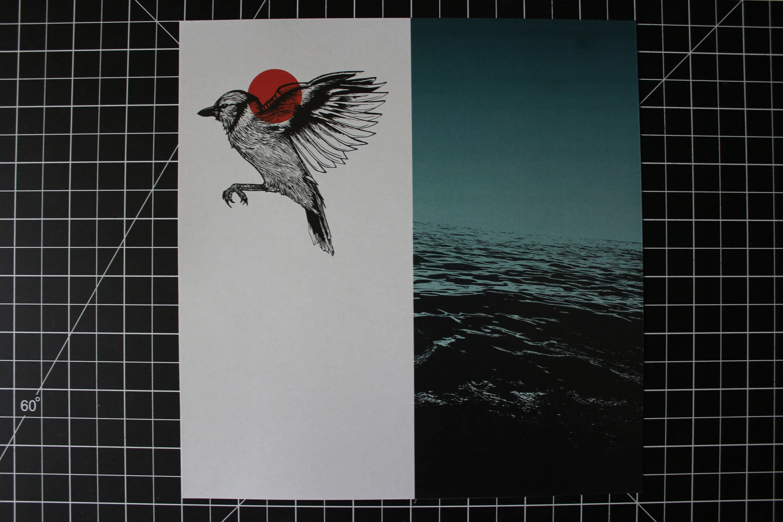 Silhouettes of Adventure (Bluejay Art Print)