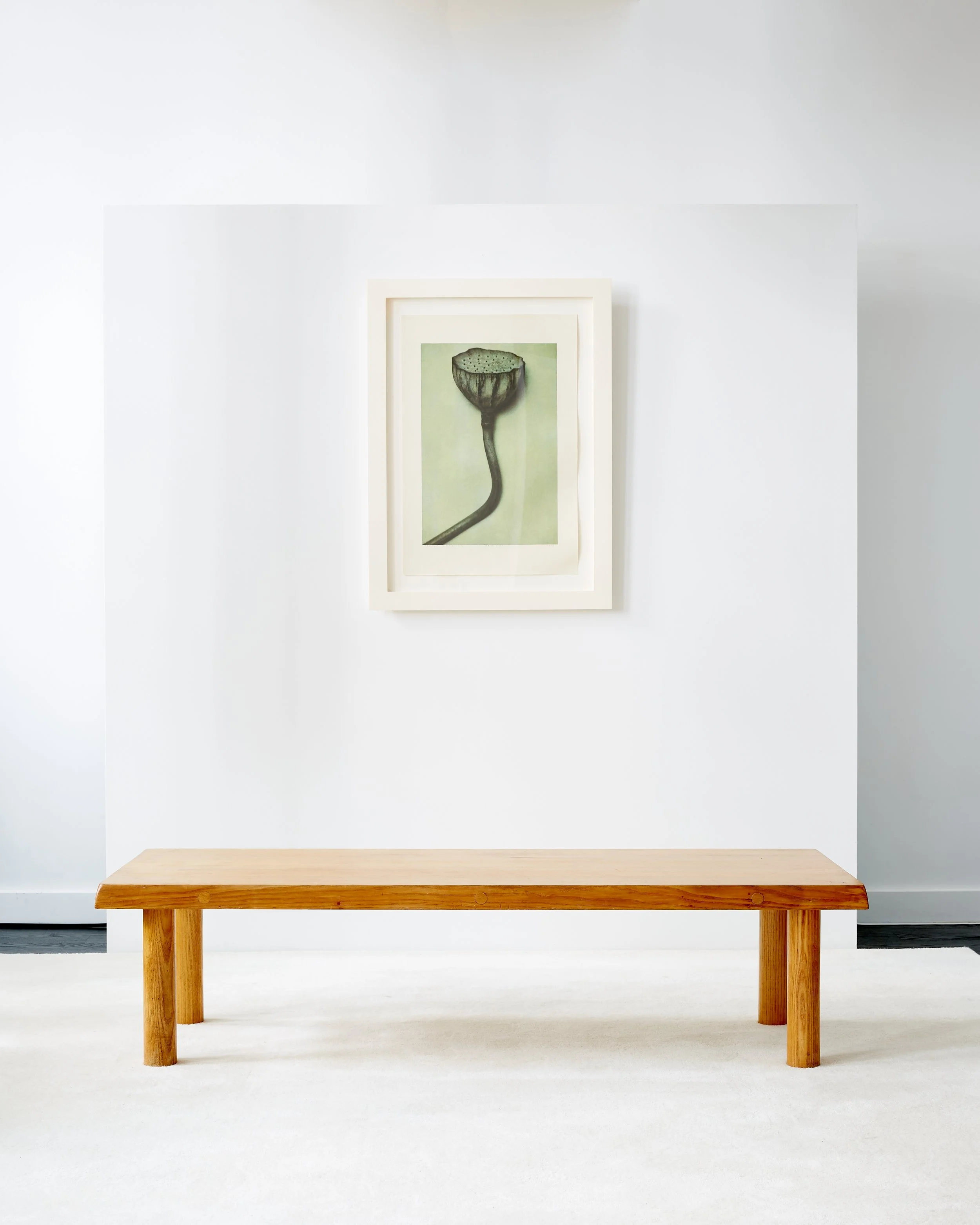 charlotte_perriand_rectangular_ash_coffee_table_tripod_chair_sheila_metzner.jpg