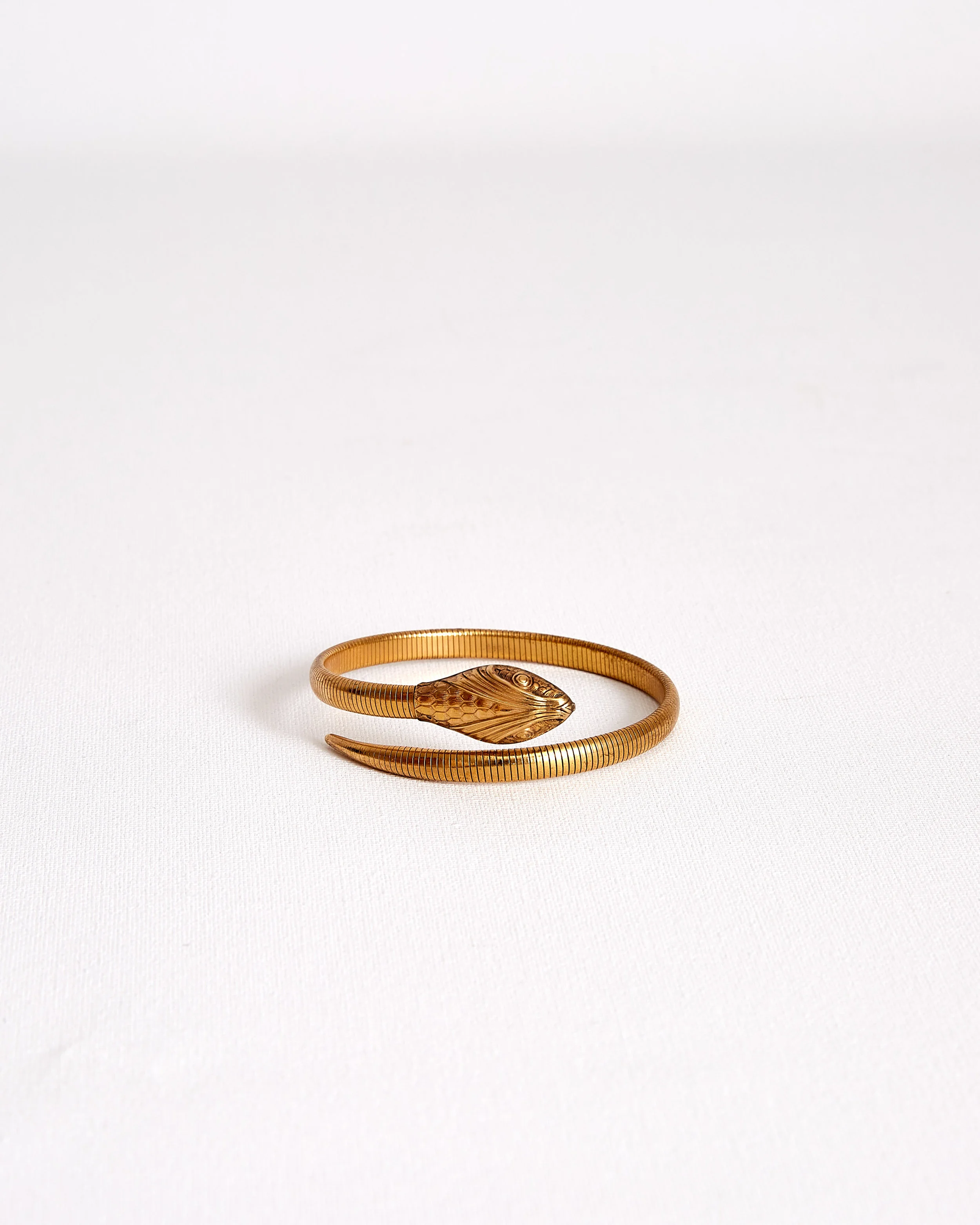 1940's Forstner Gold Snake Bracelet