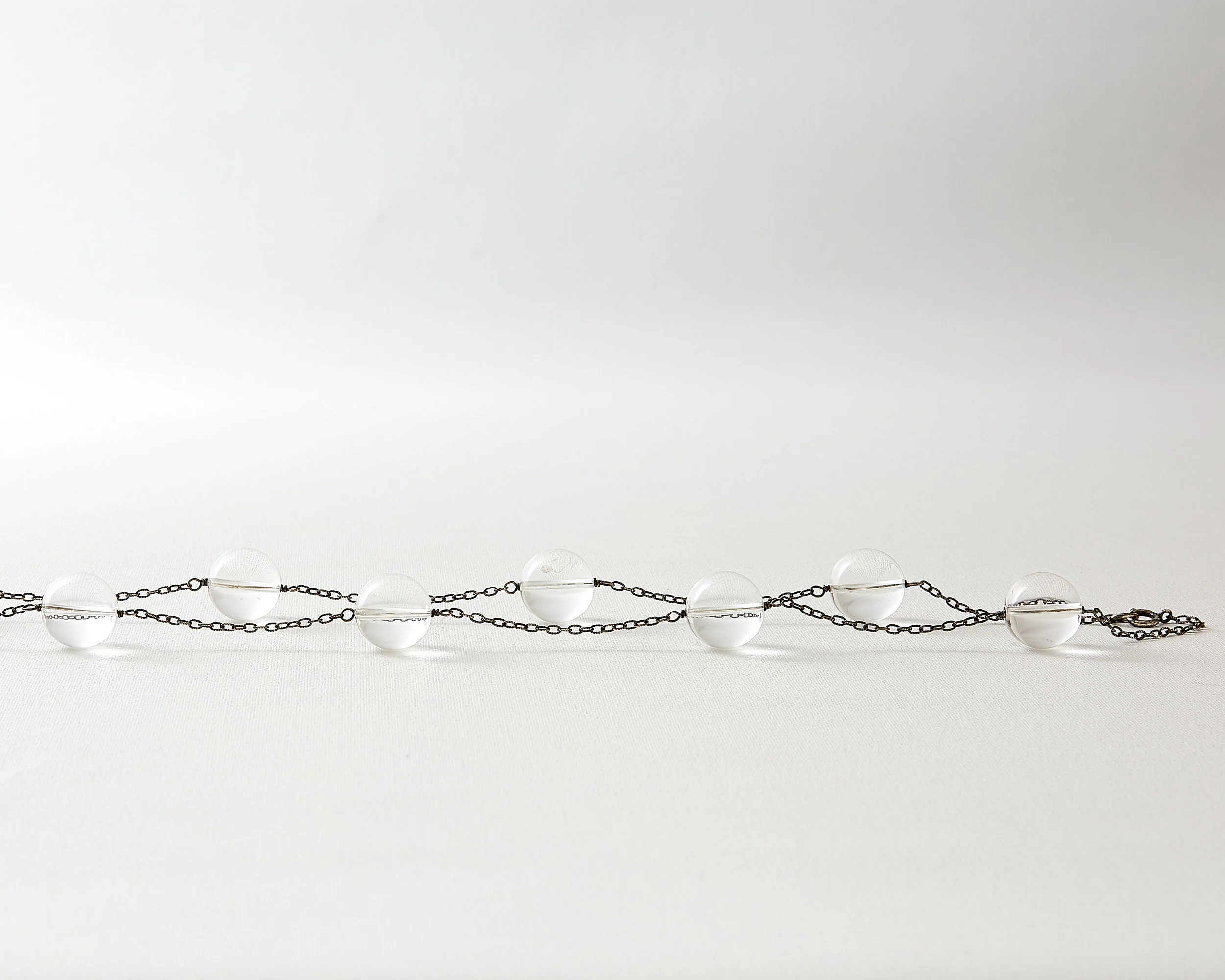Rock Crystal Pools of Light Necklace