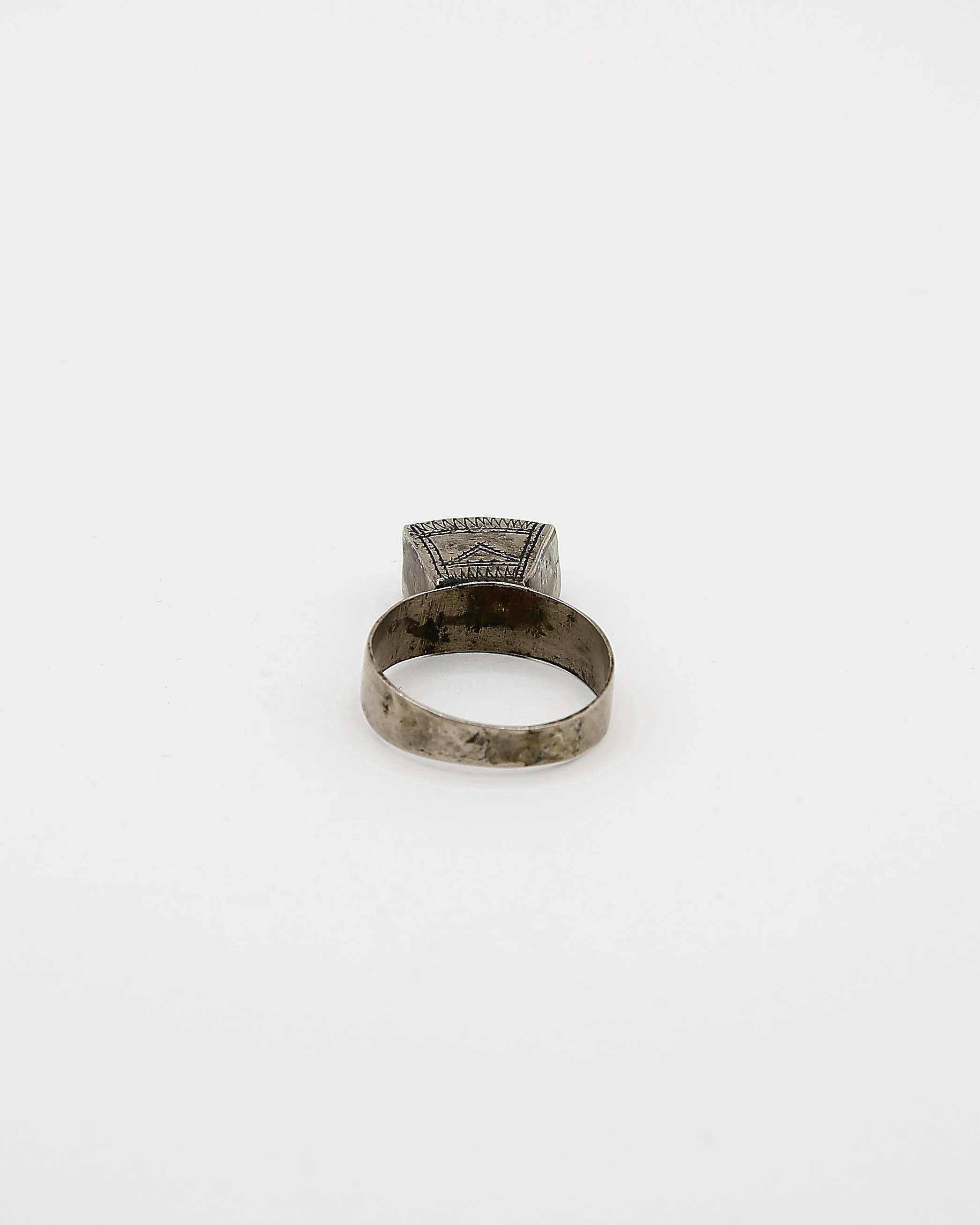 Silver + Carnelian Tuareg Ring