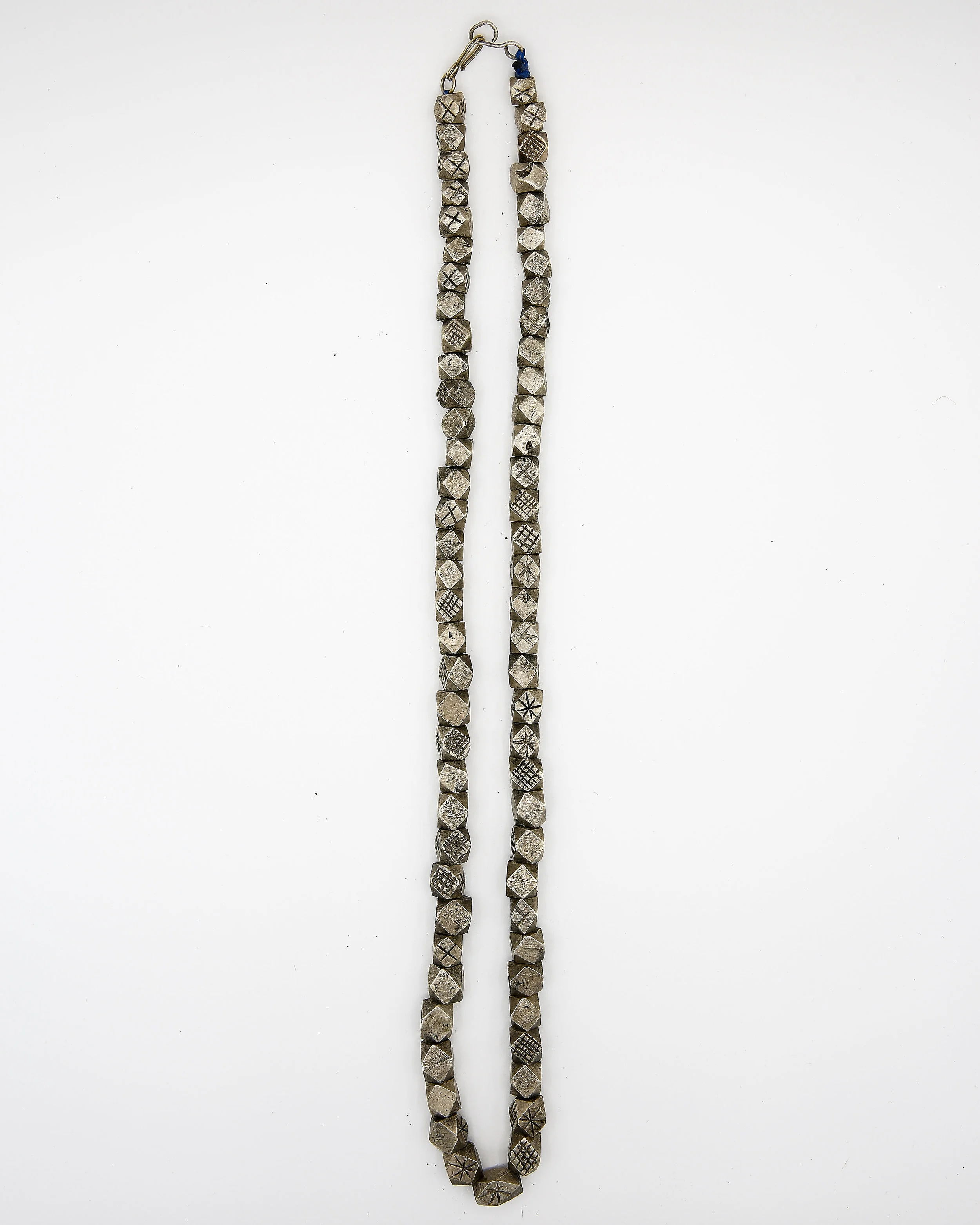 Silver Beaded Tuareg Berber Necklace Antique Vintage