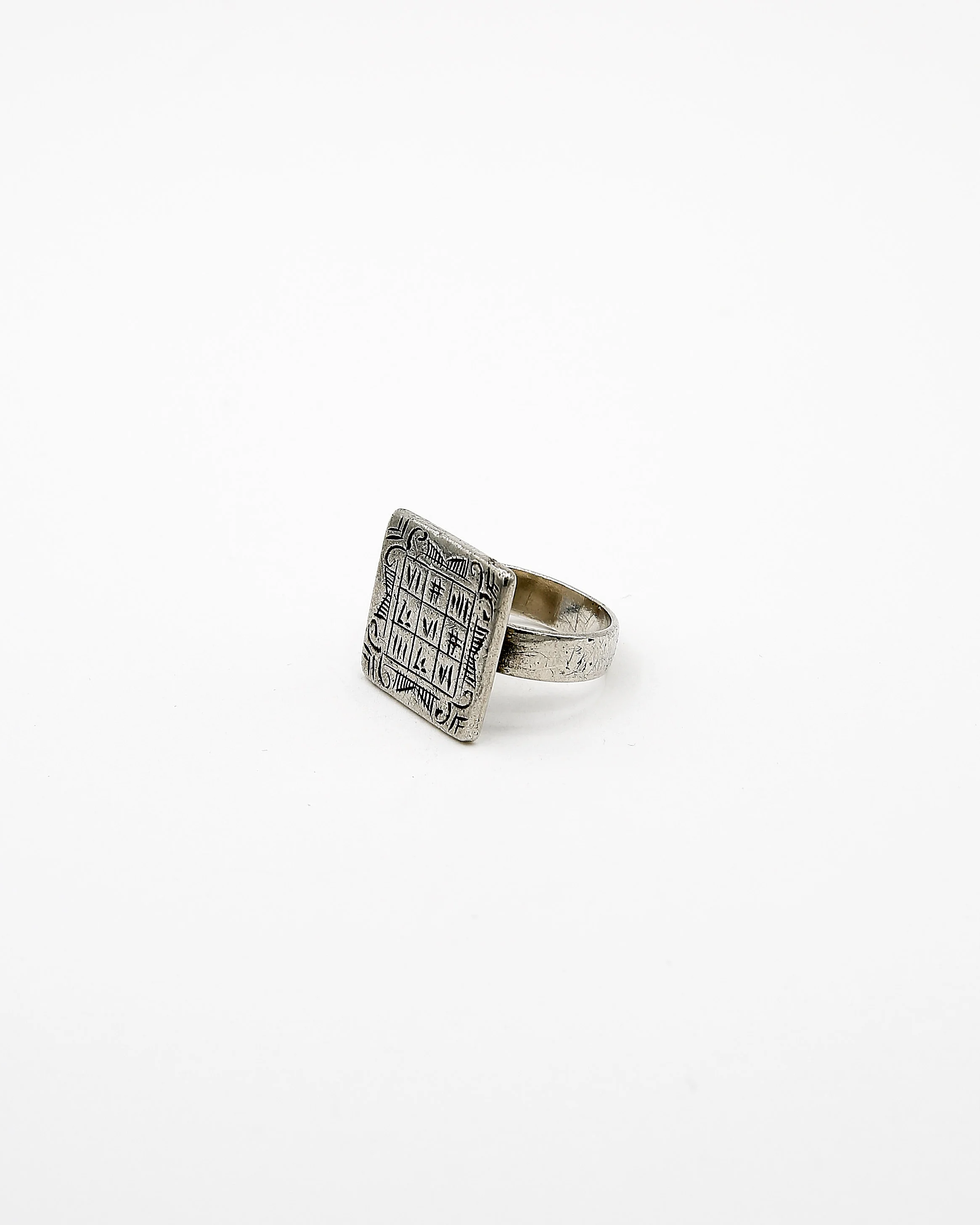 Silver Tuareg Berber Talisman Ring Antique Vintage