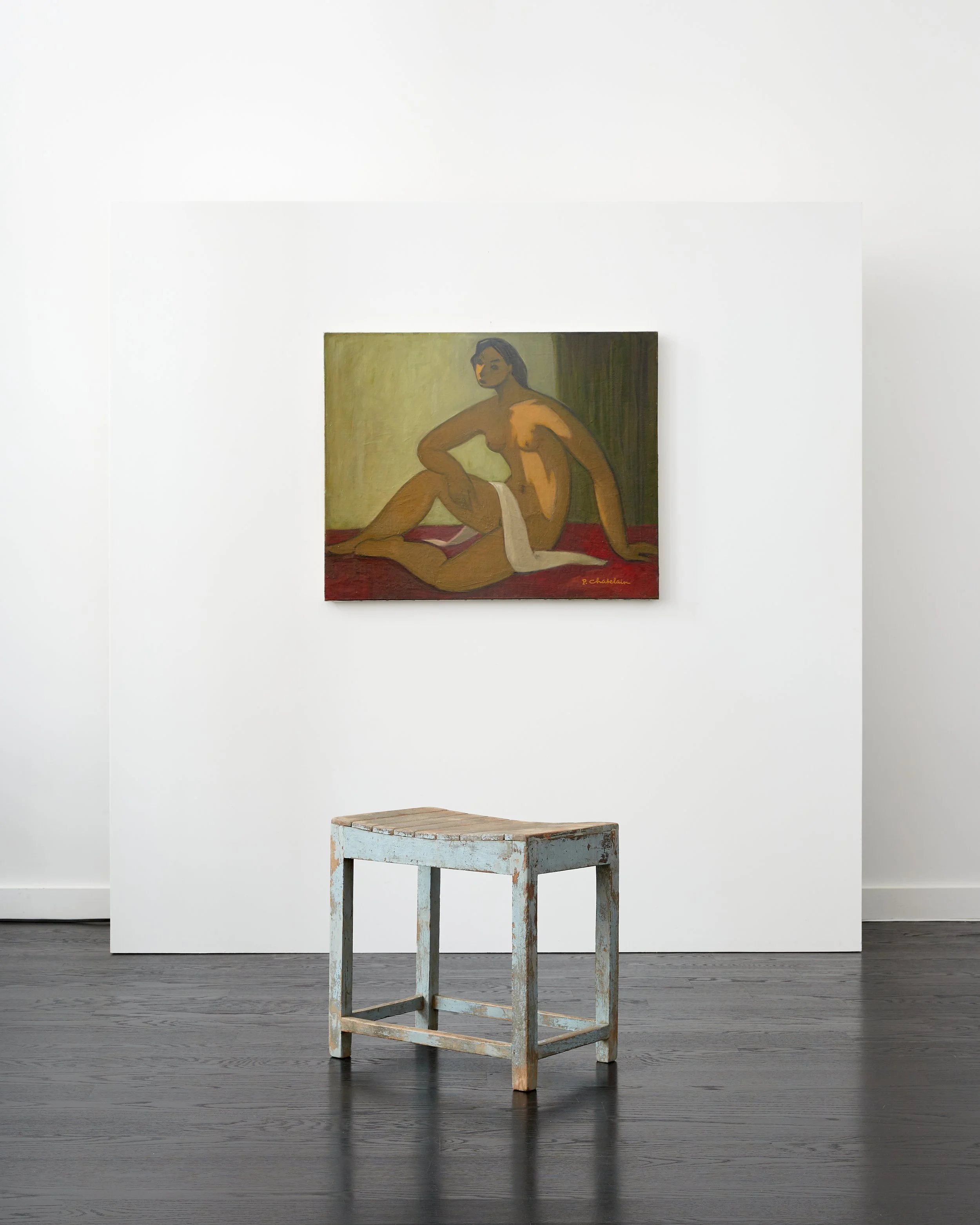 pierre_jeanneret_teak_slatted_curule_stool_original_blue_paint_chandigarh 5.jpg