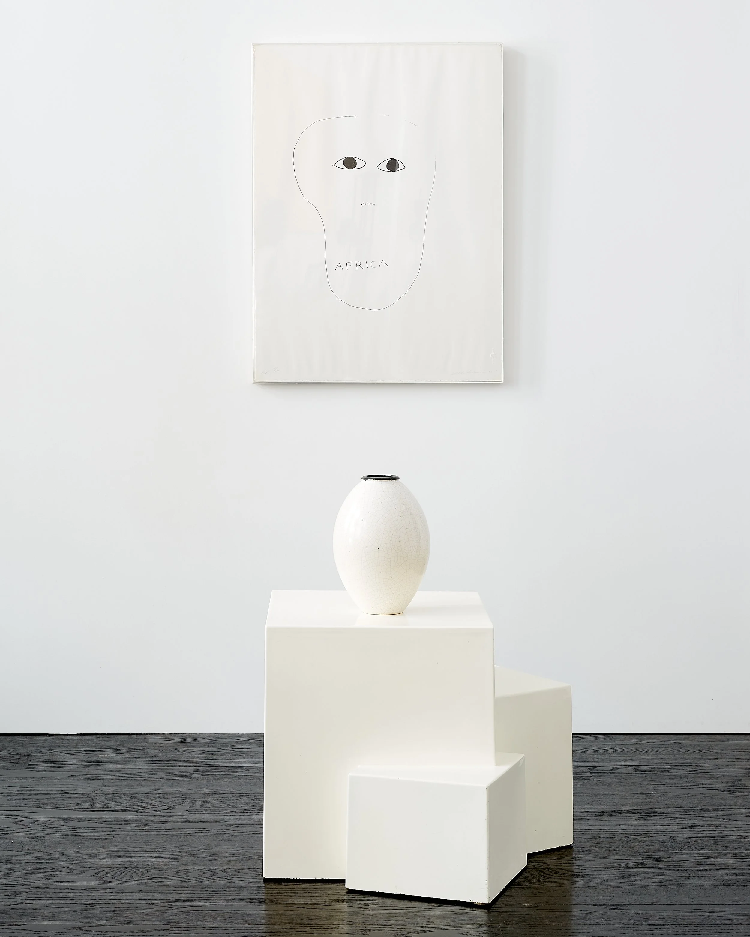 Philippe Cheverny Ivory Lacquer Cube Side Table c. 1970