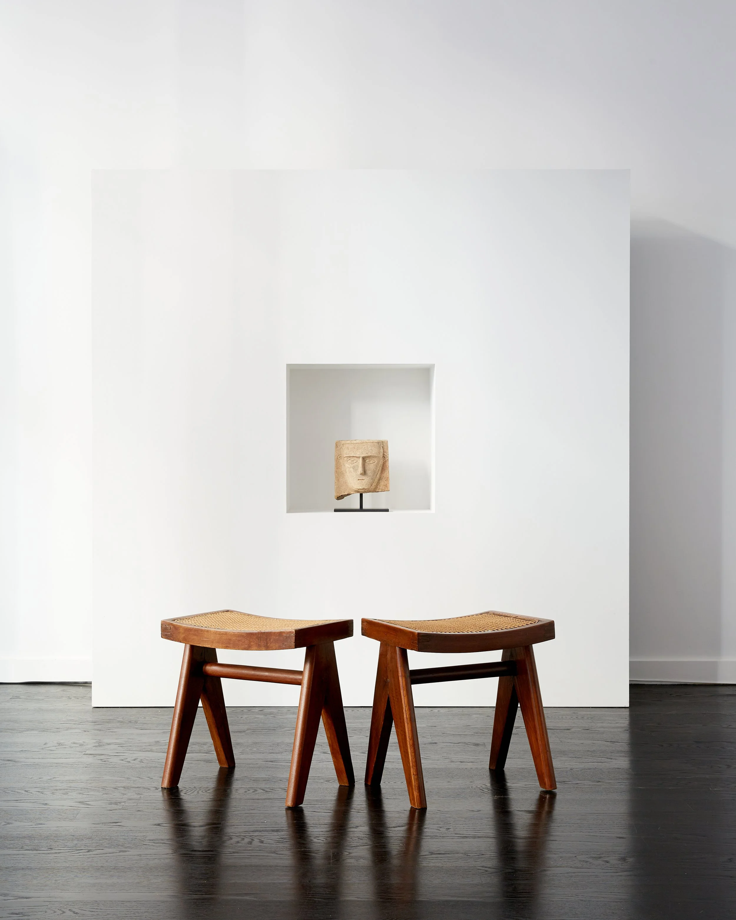 pierre_jeanneret_teak_caned_stool_compass_legs_chandigarh 3.jpg