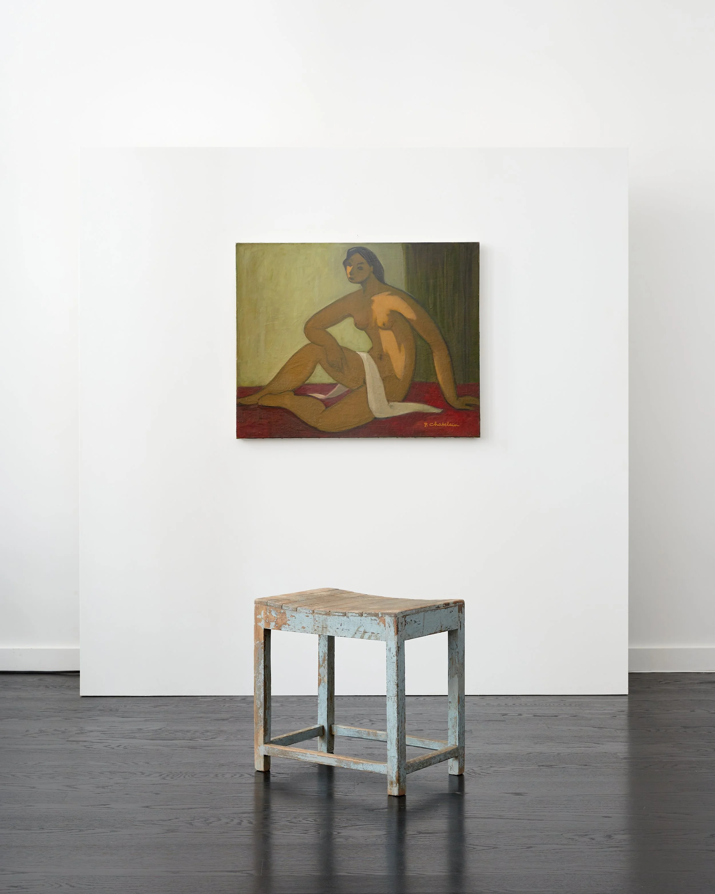 pierre_jeanneret_teak_slatted_curule_stool_original_blue_paint_chandigarh 1.jpg