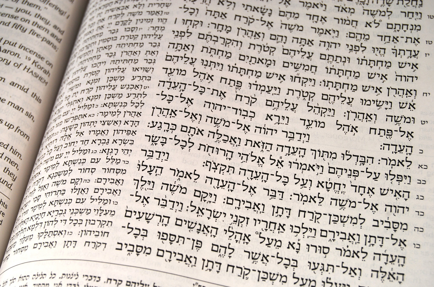 Which bible is closest to the hebrew bible 5
