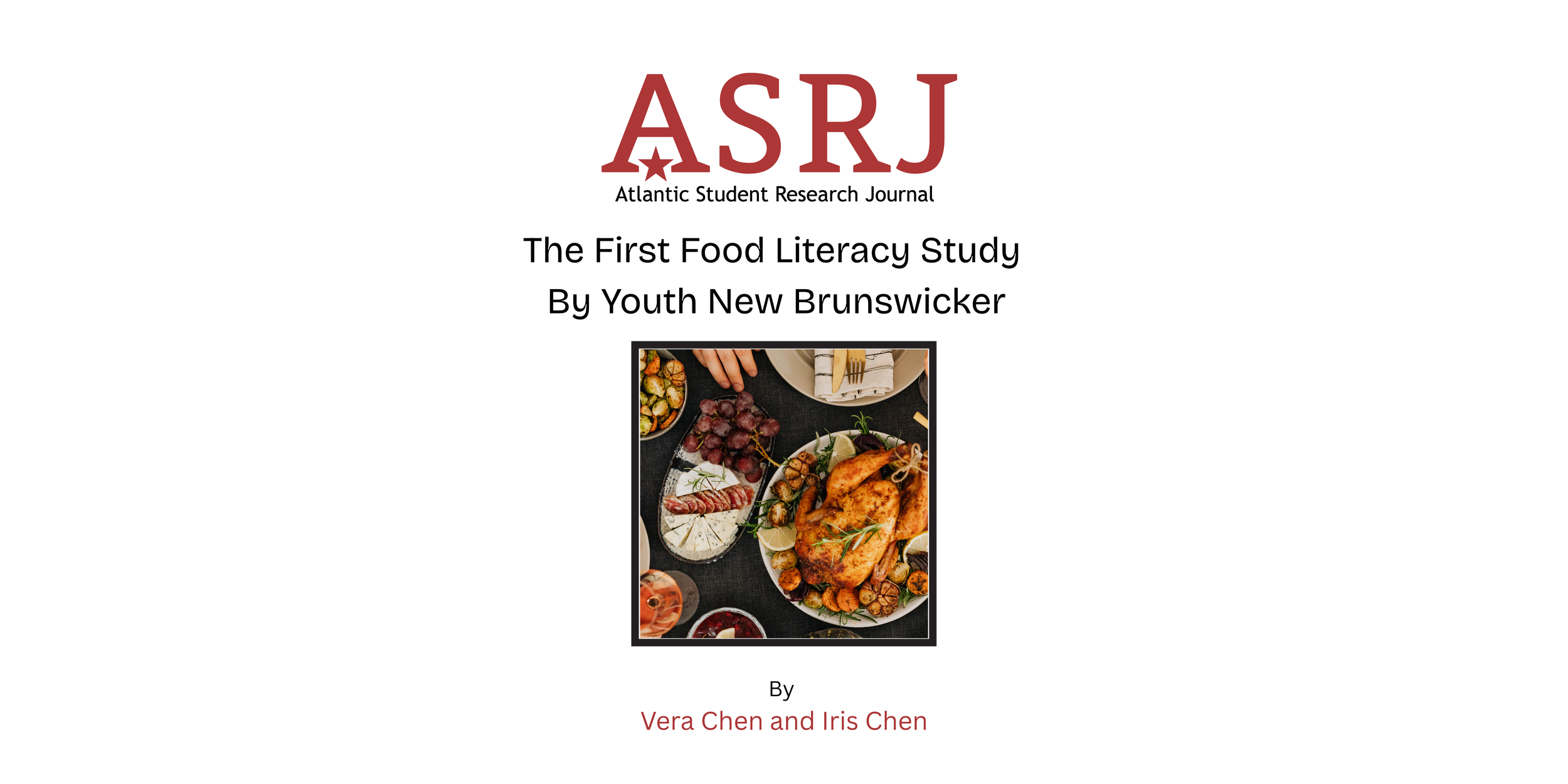 The First Food Literacy Study By Youth New Brunswicker