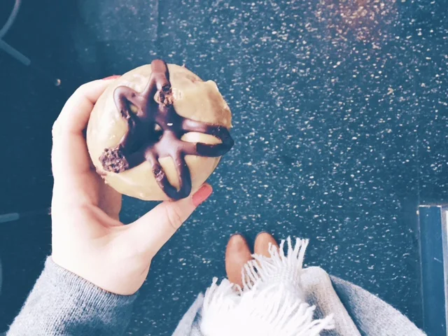 First donut of 2017 and it was worth every bite.