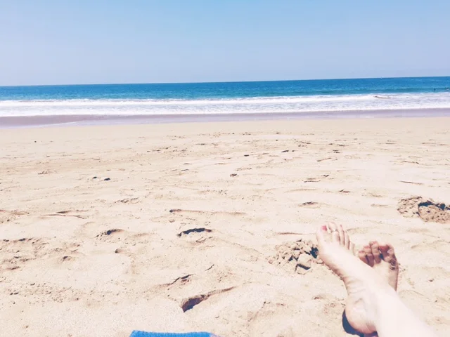 Life's a beach I'm just playing in the sand! Ugh, I hate myself for writing that on the internet but I just couldn't help it. This sweet little view was about a 2 minute walk from where we had breakfast every morning, can you believe it? I would cool off after teaching or practicing by jumping in the ocean and then working on my tan. Life is so hard. (Pure sarcasm: life is SO good). 
