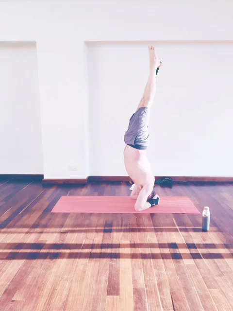 The best part about being a teacher is watching a student learn how to do something new. One of my regulars came along on the retreat, wanted to do a headstand, and popped right up like a little balloon on his first try! He became the headstand king for the rest of the week. So v proud.