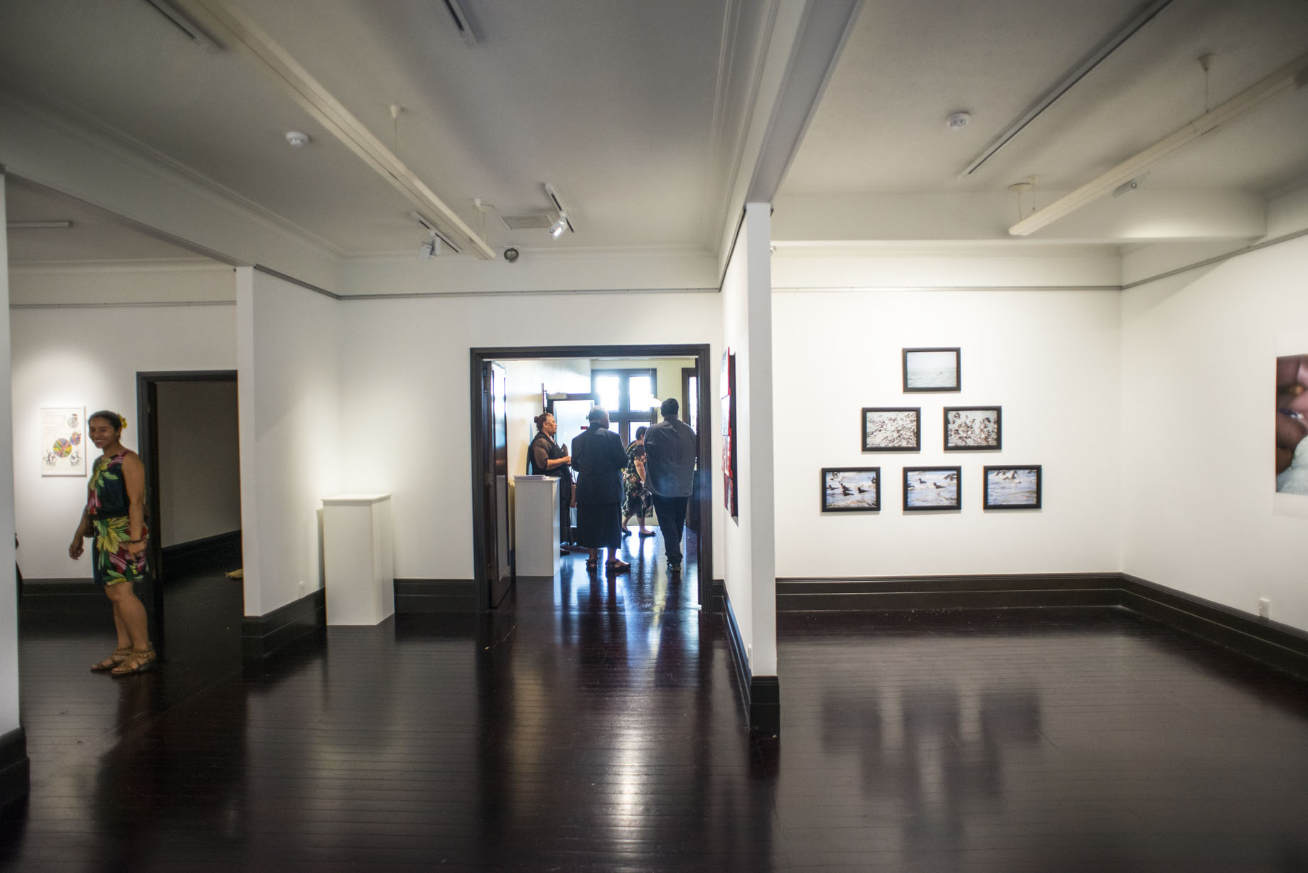 As exhibited at Nathan Homestead as a part of Aiga Famili. 