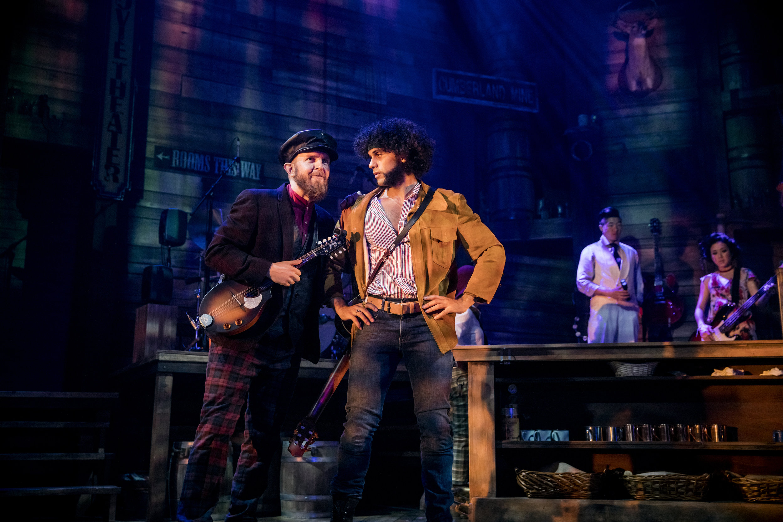 Michael McCoy Reilly and Michael Viruet in RED ROSES, GREEN GOLD at the Minetta Lane Theatre - photo by Chad Batka.jpg