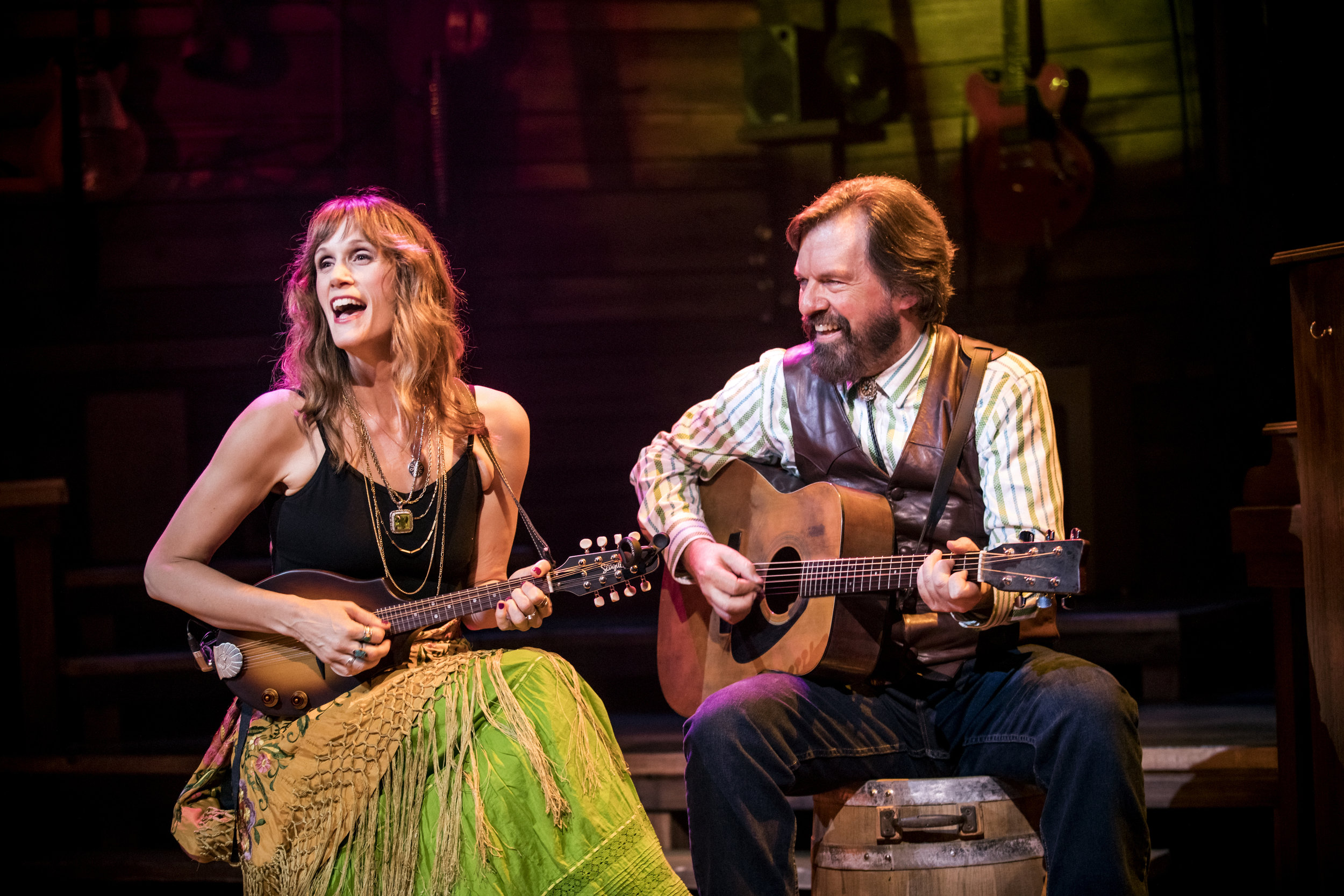 Maggie Hollinbeck and Scott Wakefield in RED ROSES, GREEN GOLD at the Minetta Lane Theatre - photo by Chad Batka.jpg